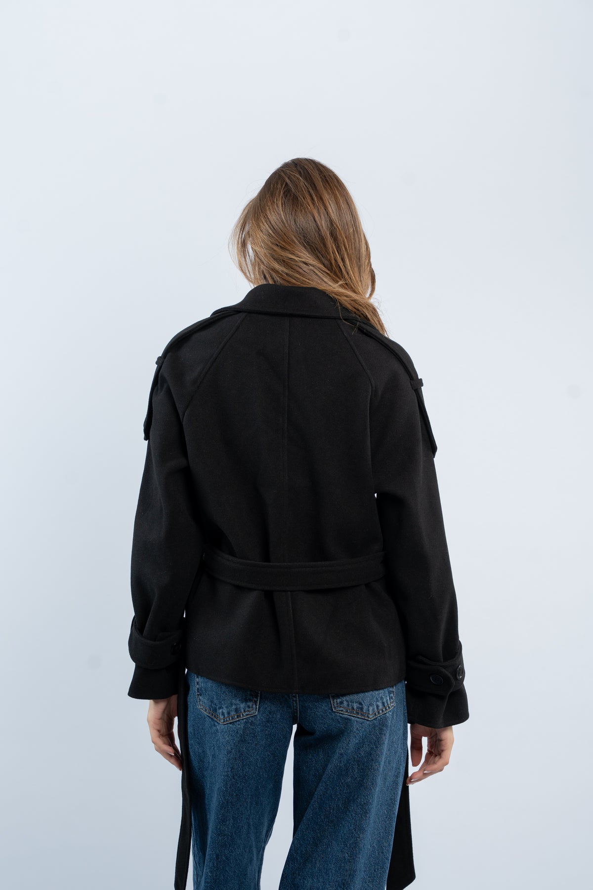 Belted Joukh jacket