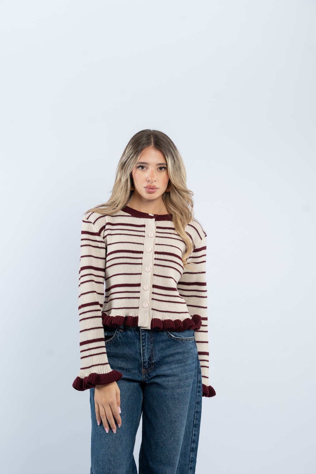 Coquette wool top
