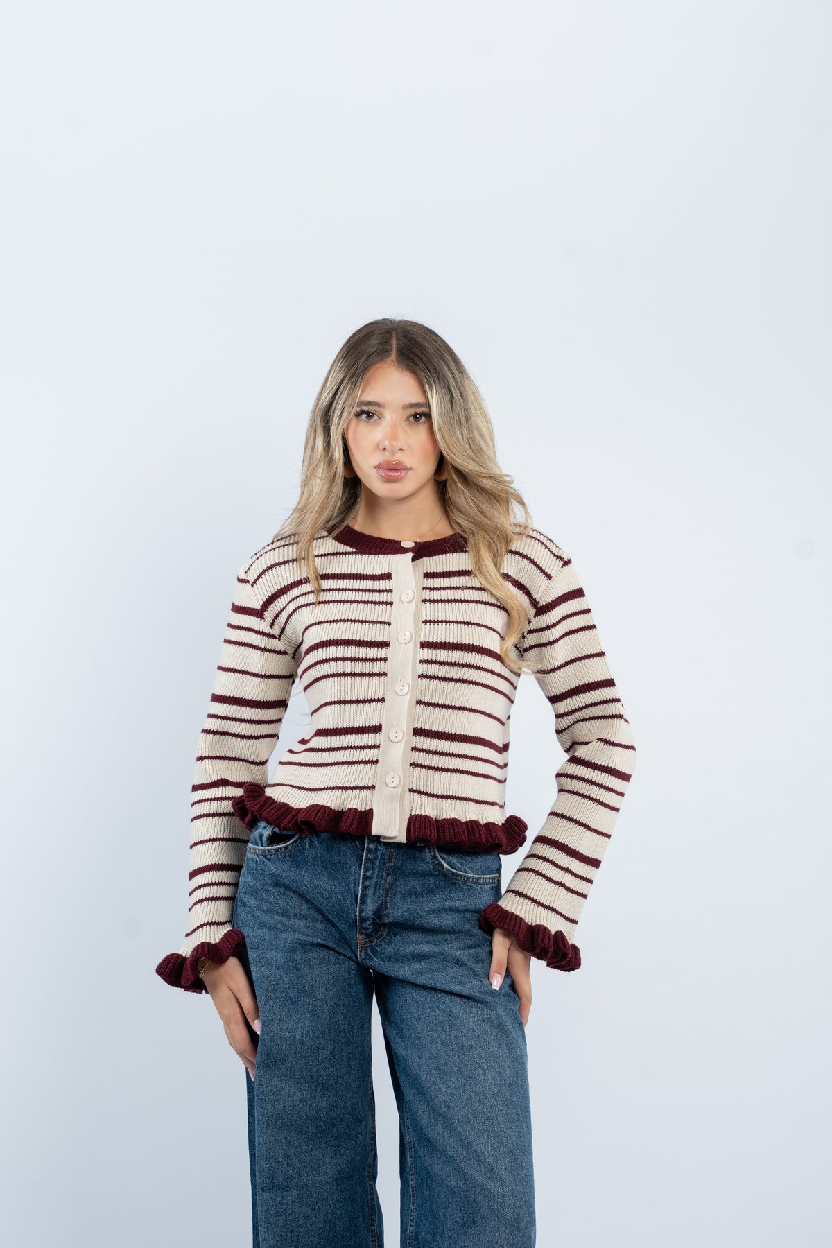 Coquette wool top