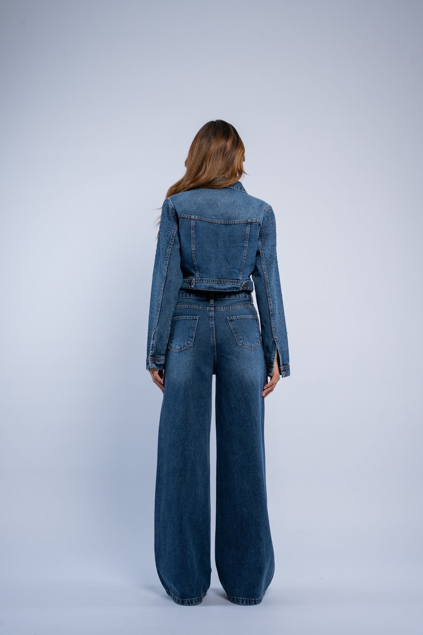 Glitter denim set