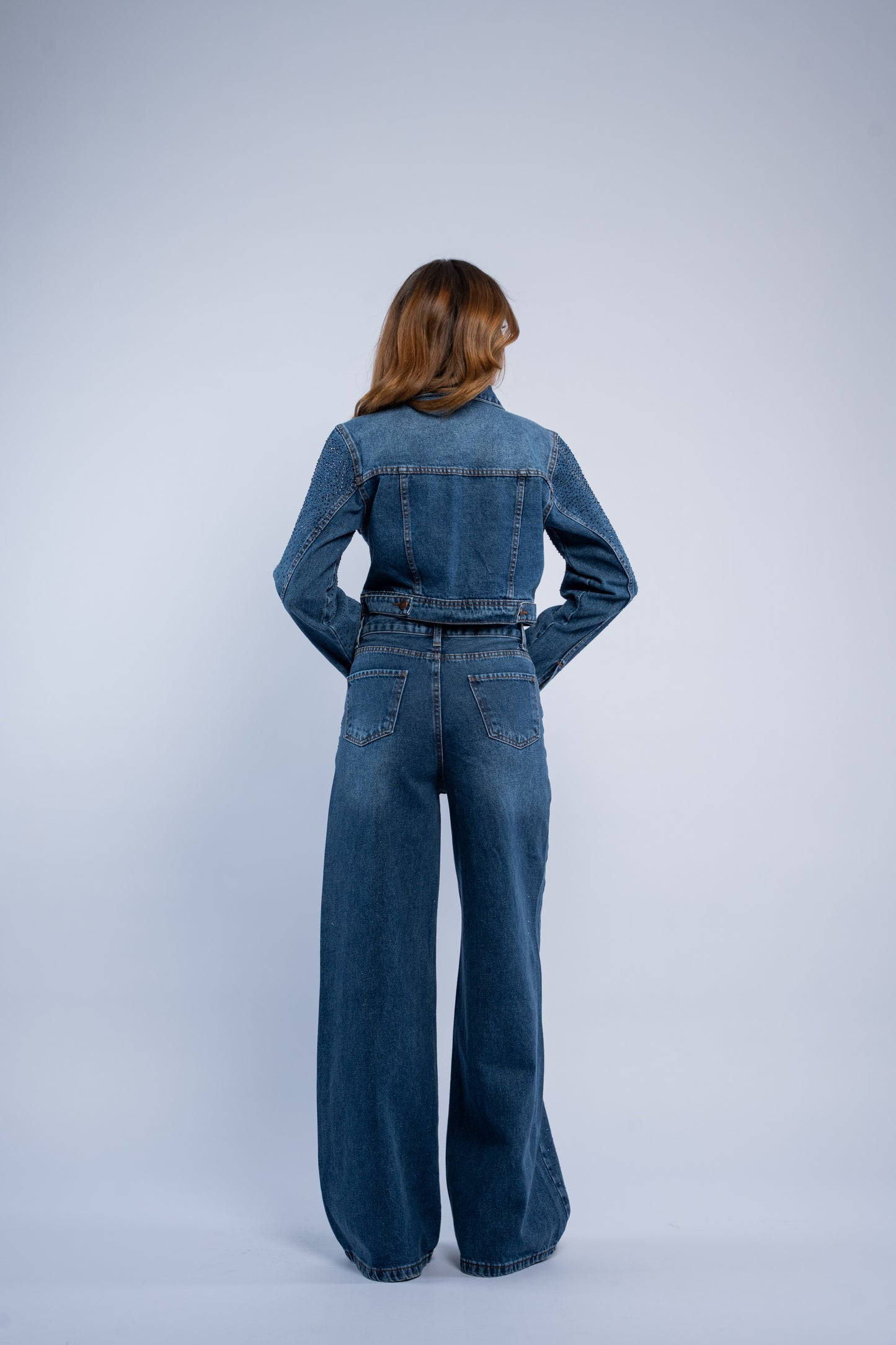 Glitter denim set