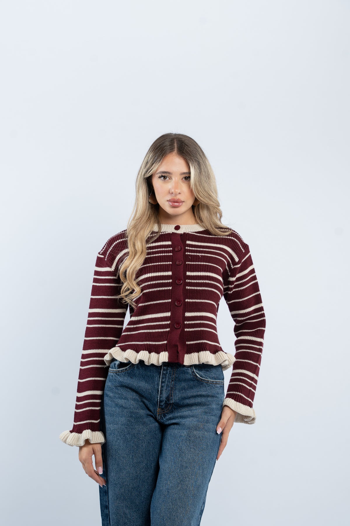 Coquette wool top