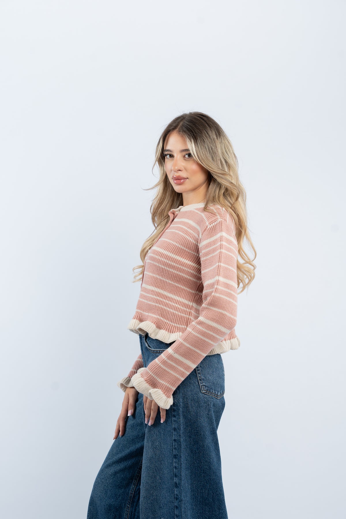 Coquette wool top