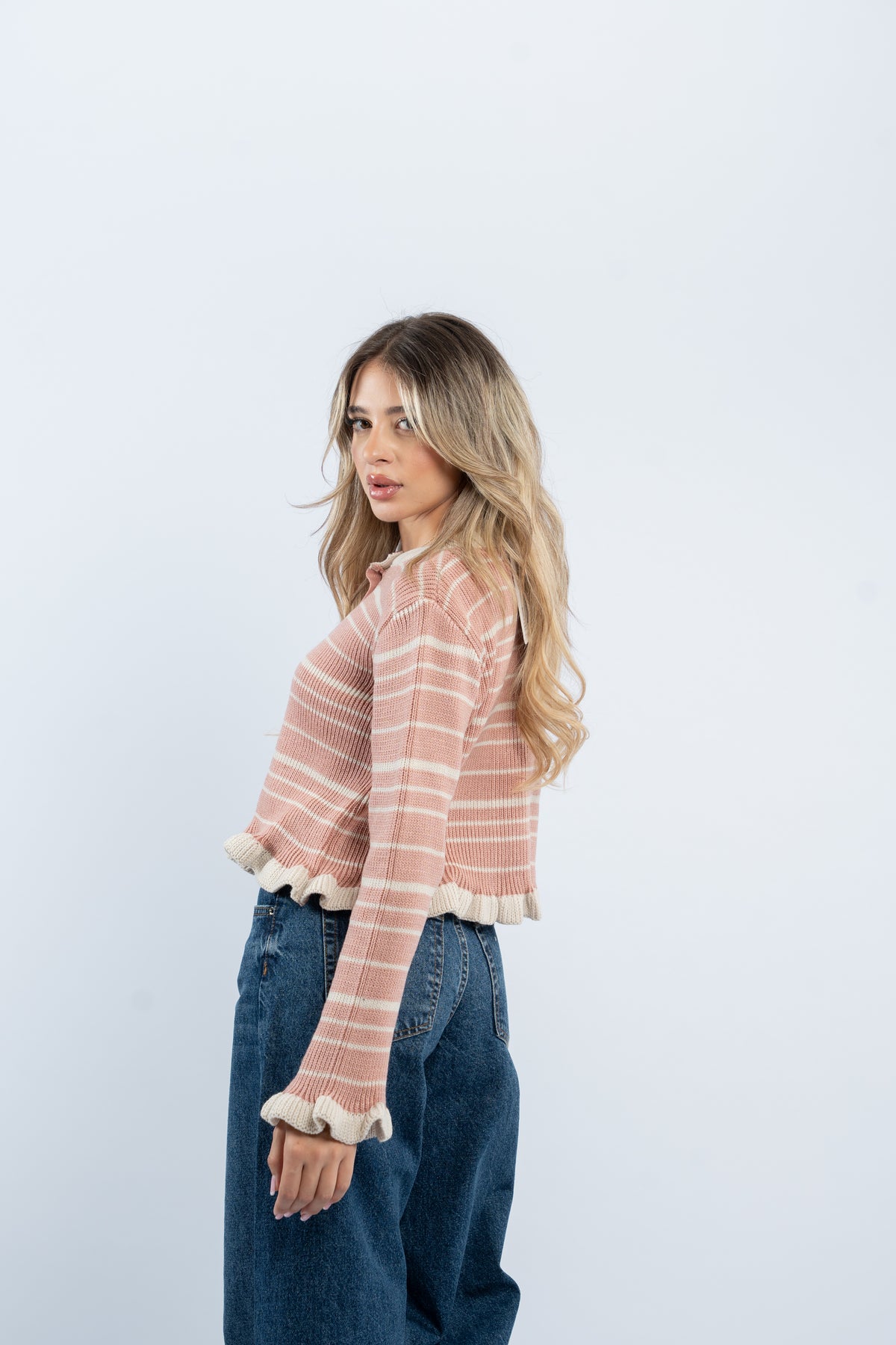 Coquette wool top