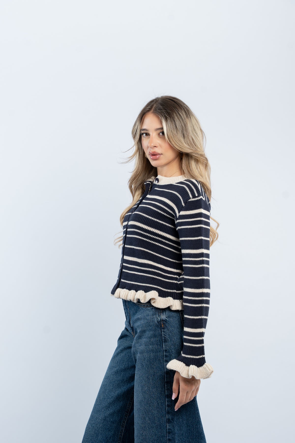 Coquette wool top
