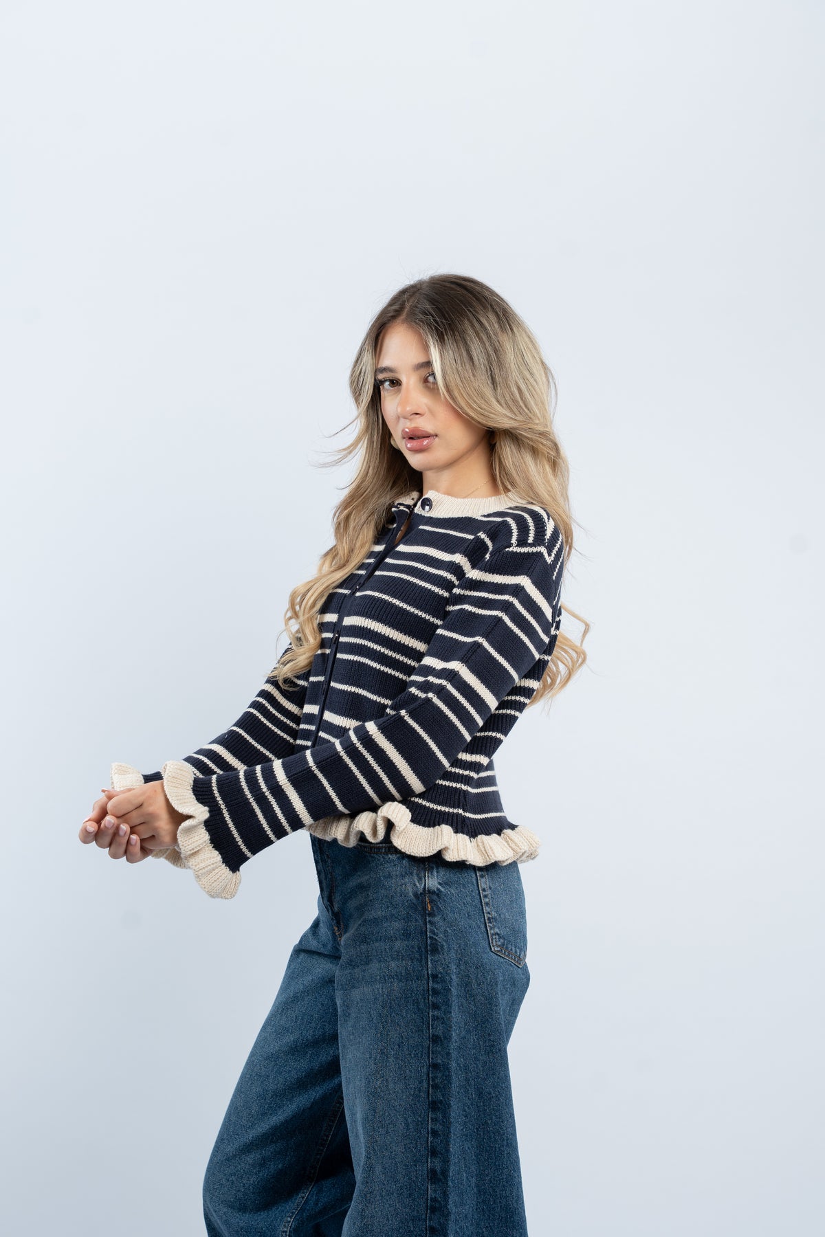 Coquette wool top