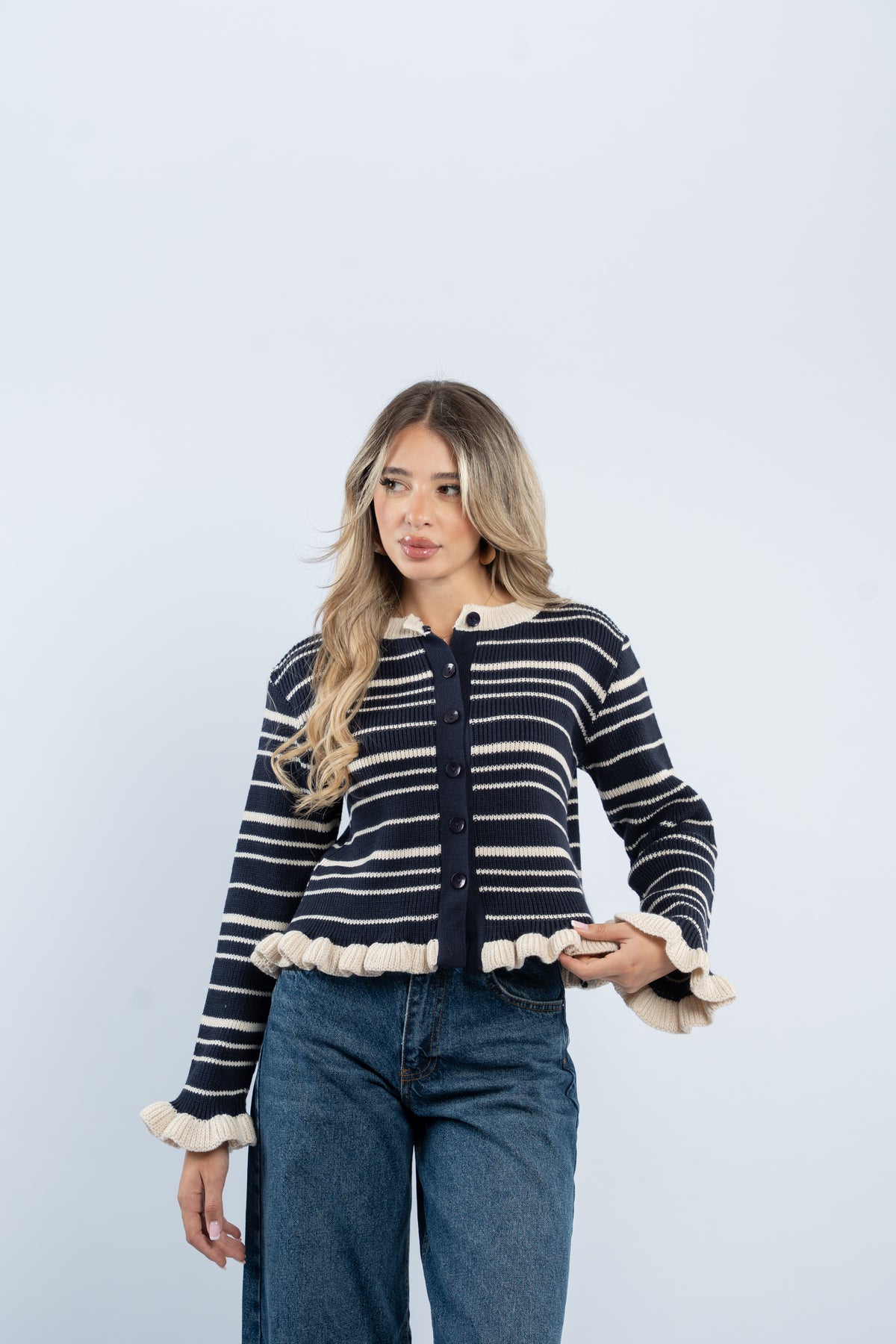 Coquette wool top