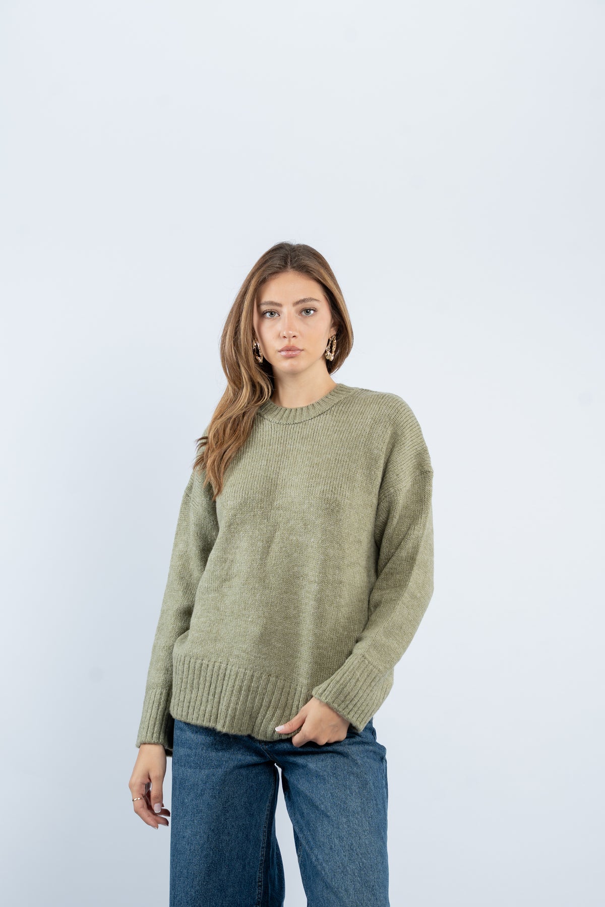Classic knit sweater