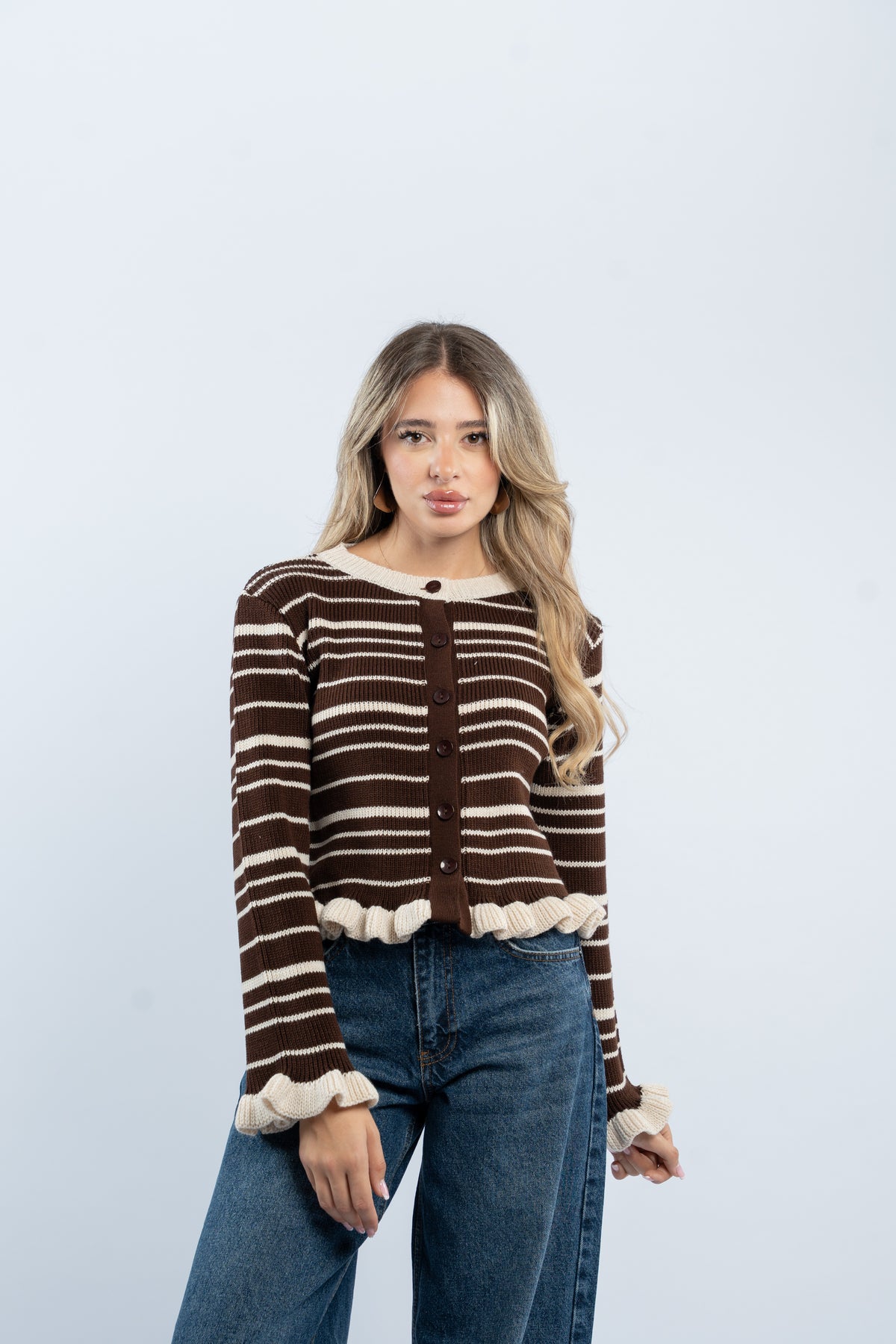 Coquette wool top