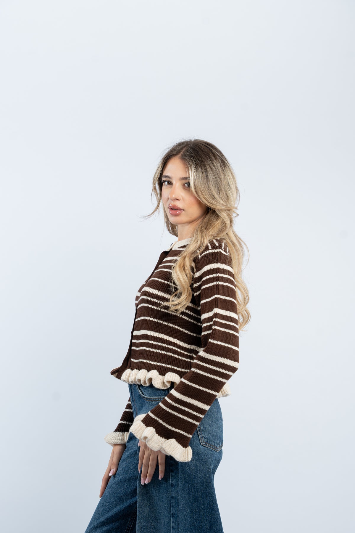 Coquette wool top