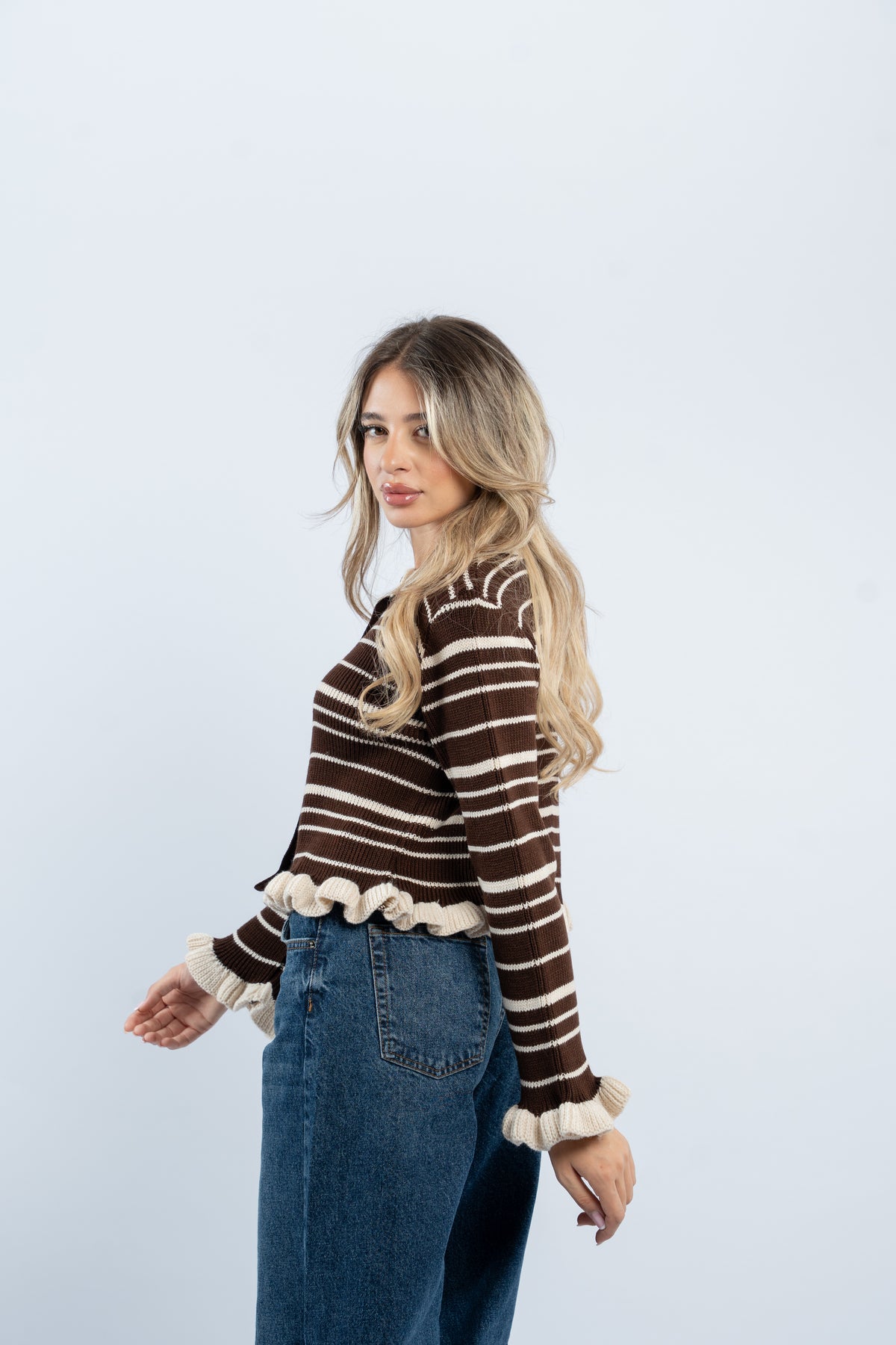 Coquette wool top