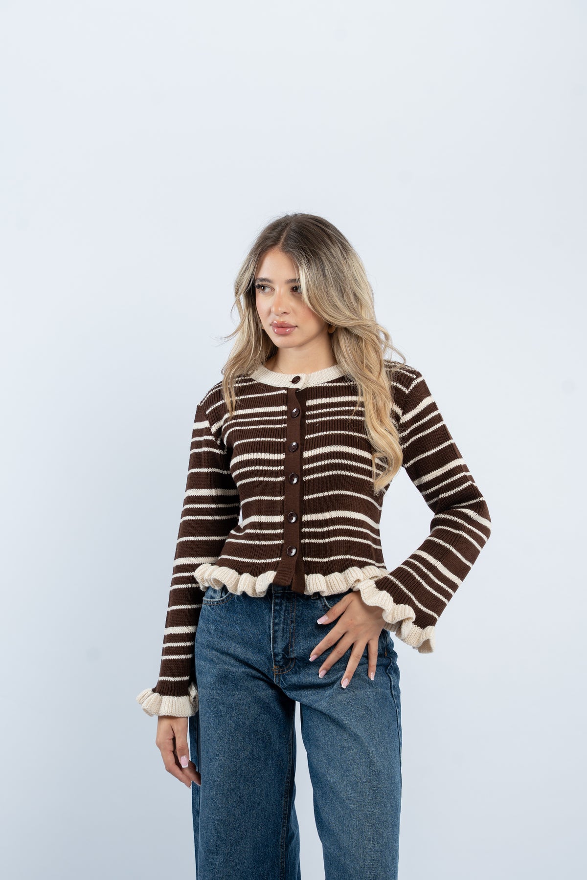 Coquette wool top