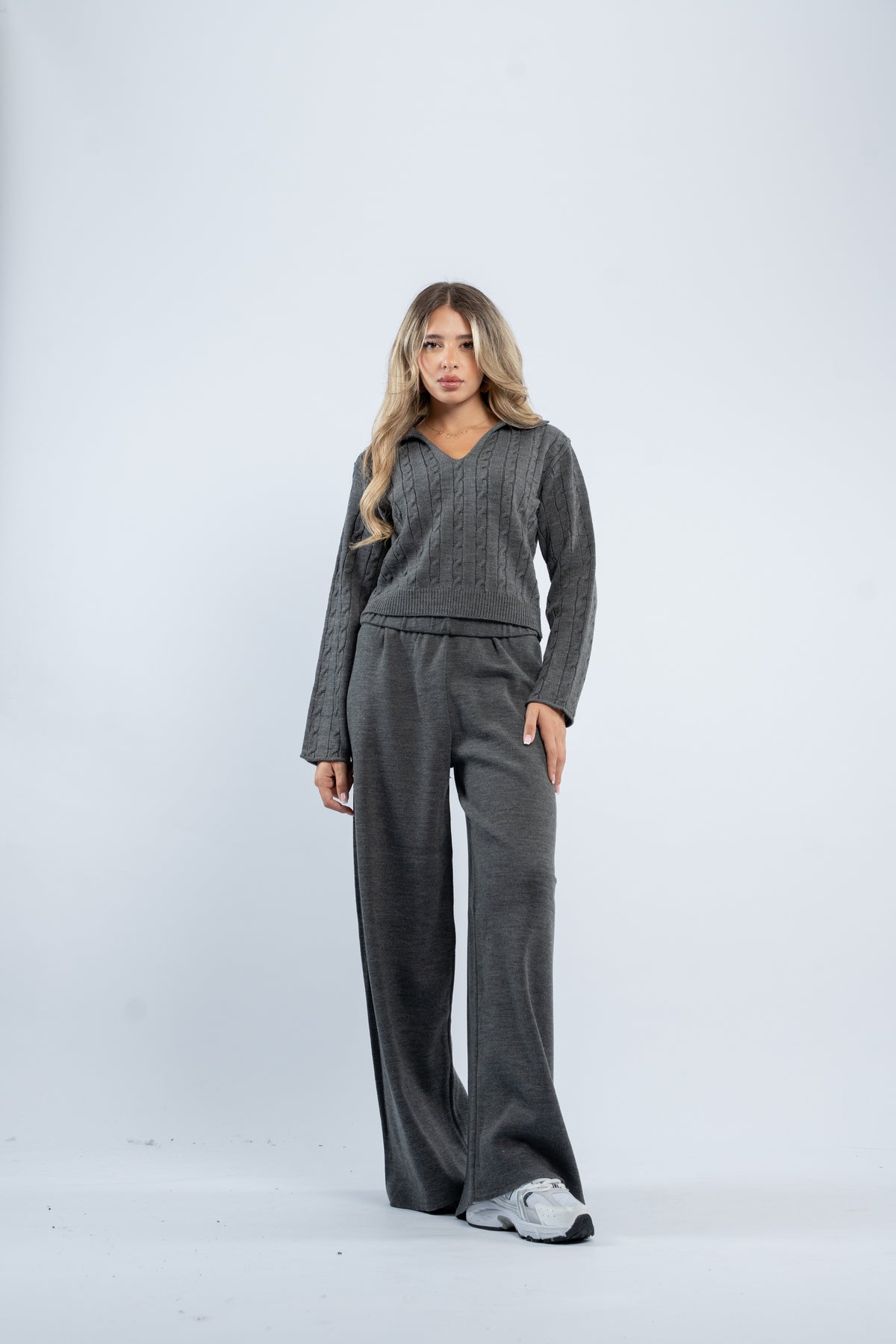 Braided polo set