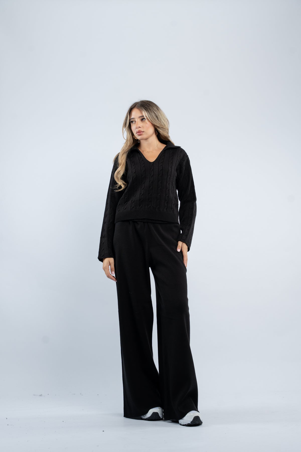 Braided polo set