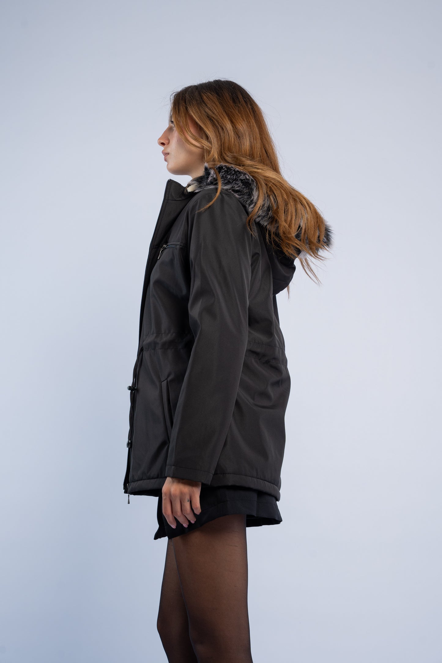 Waterproof jacket with zippers