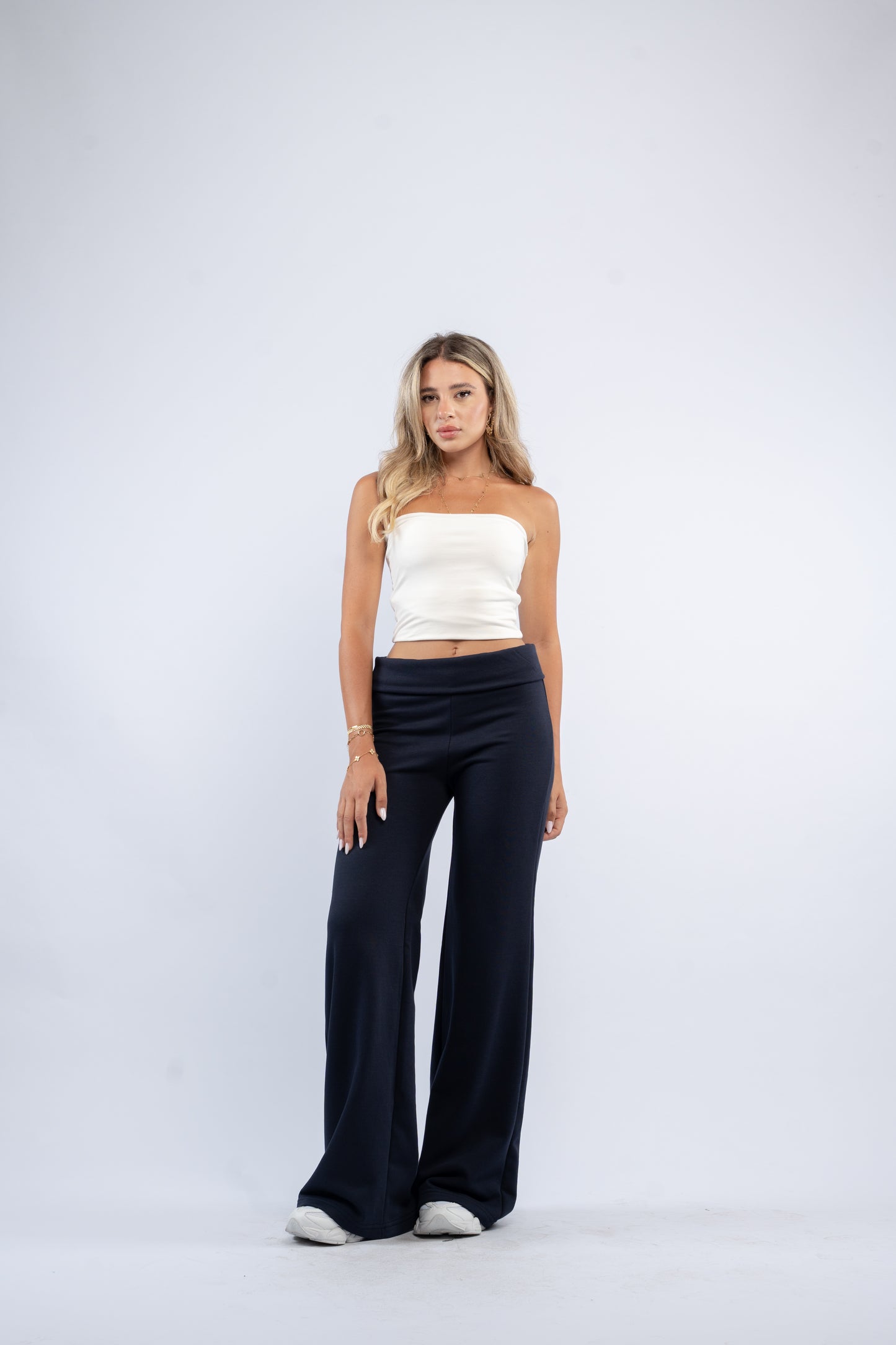 Fold-over lounge pants
