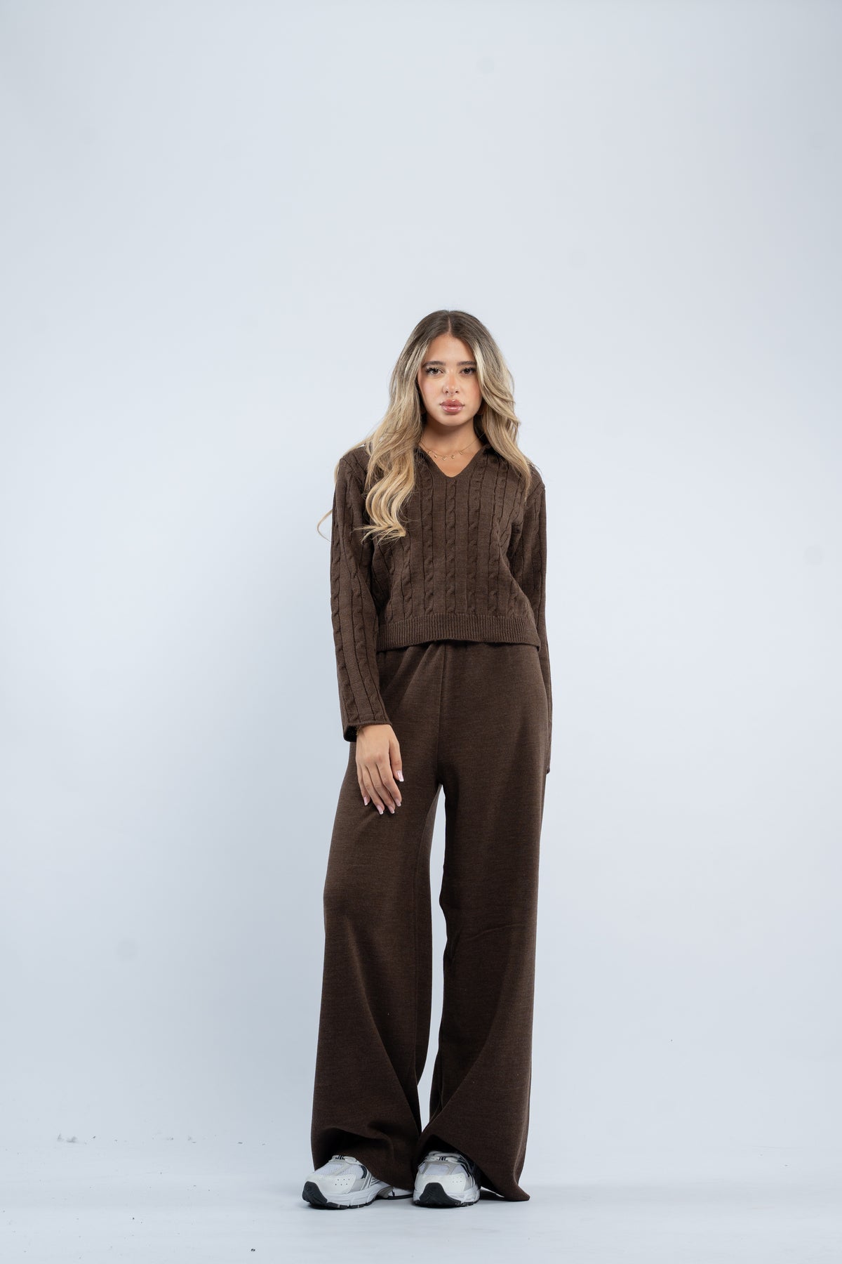 Braided polo set