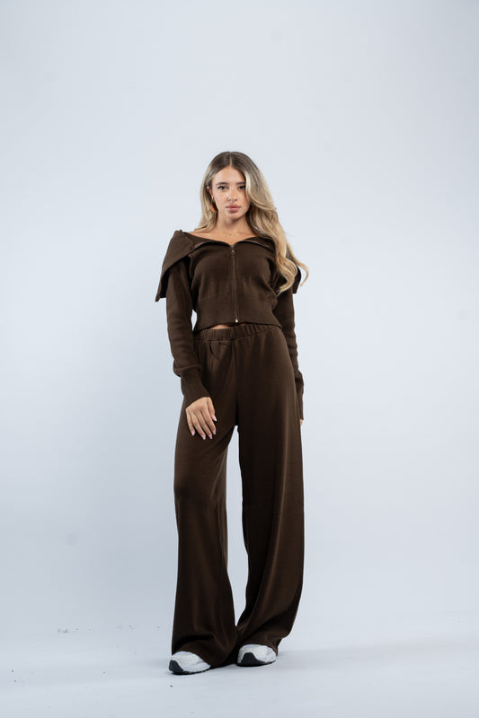 Zipper knit set