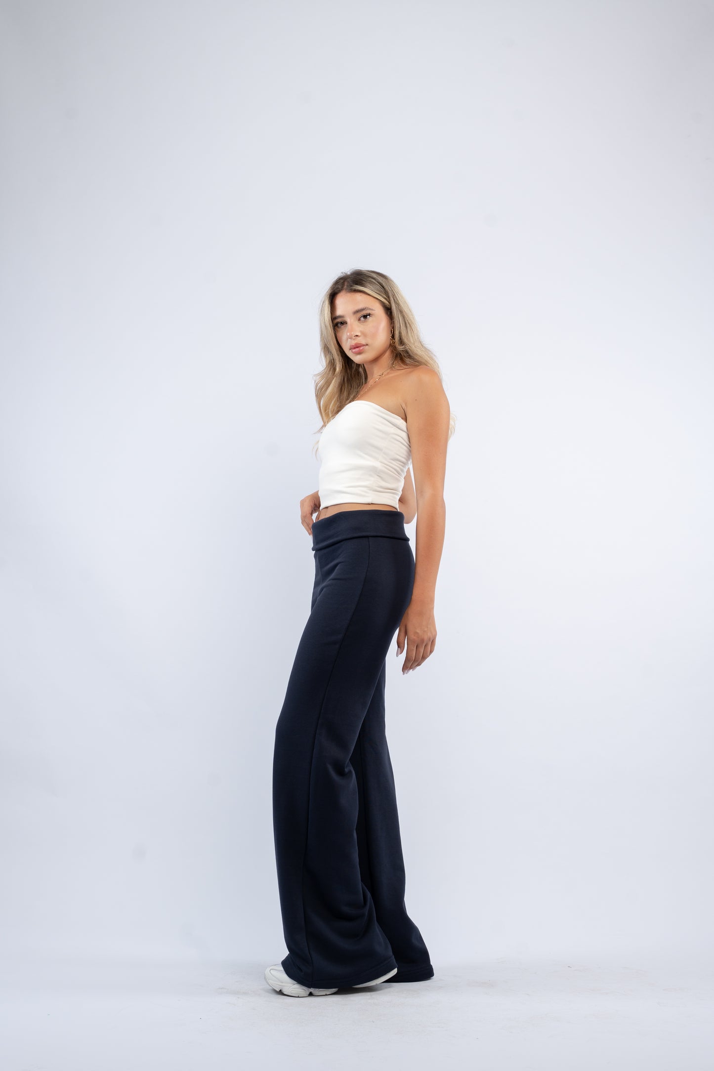 Fold-over lounge pants