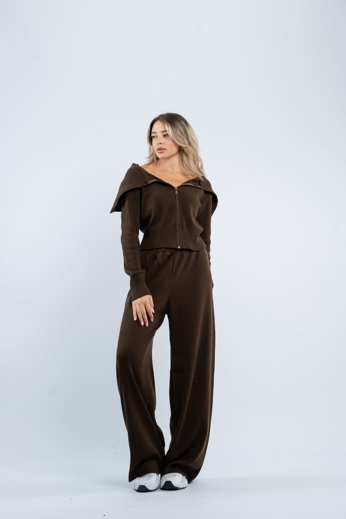 Zipper knit set
