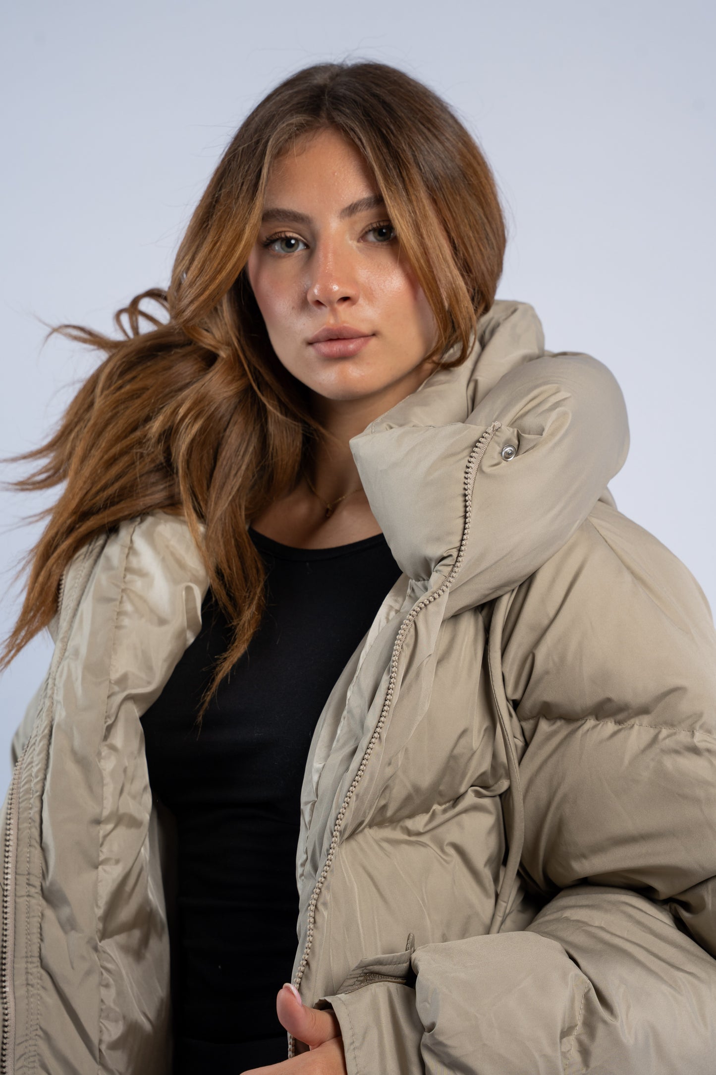 Oversized puffer jacket