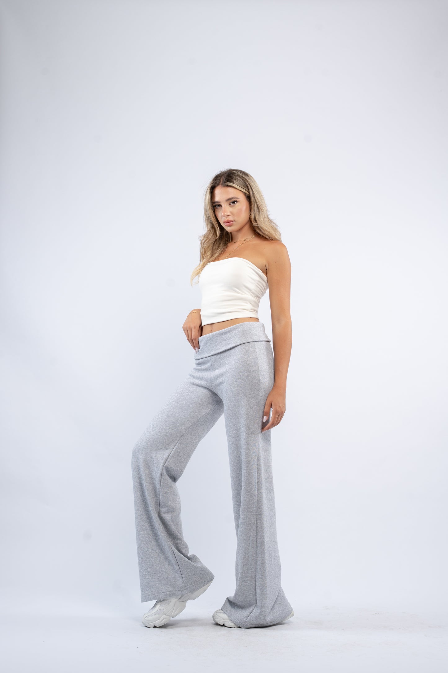 Fold-over lounge pants