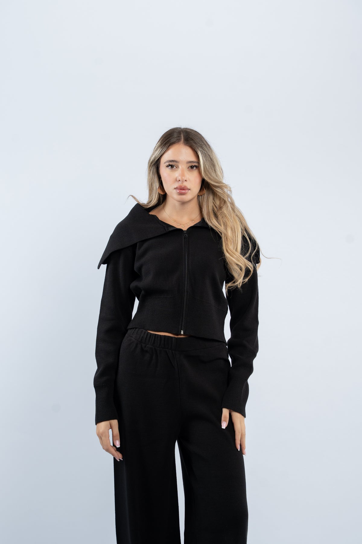 Zipper knit set