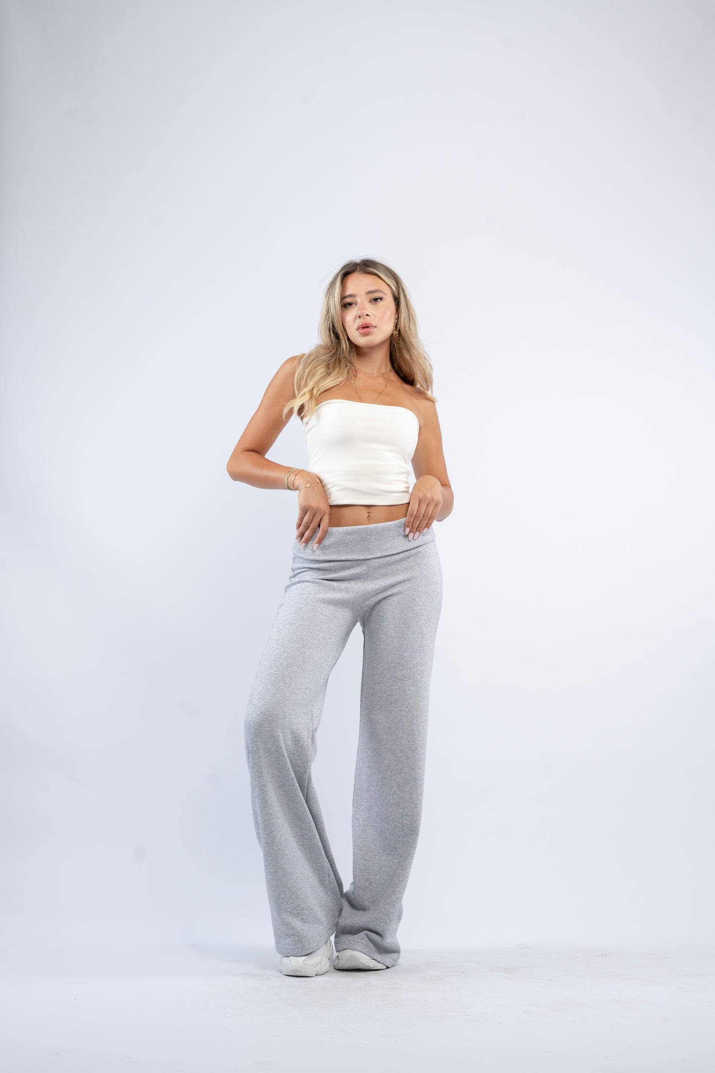 Fold-over lounge pants