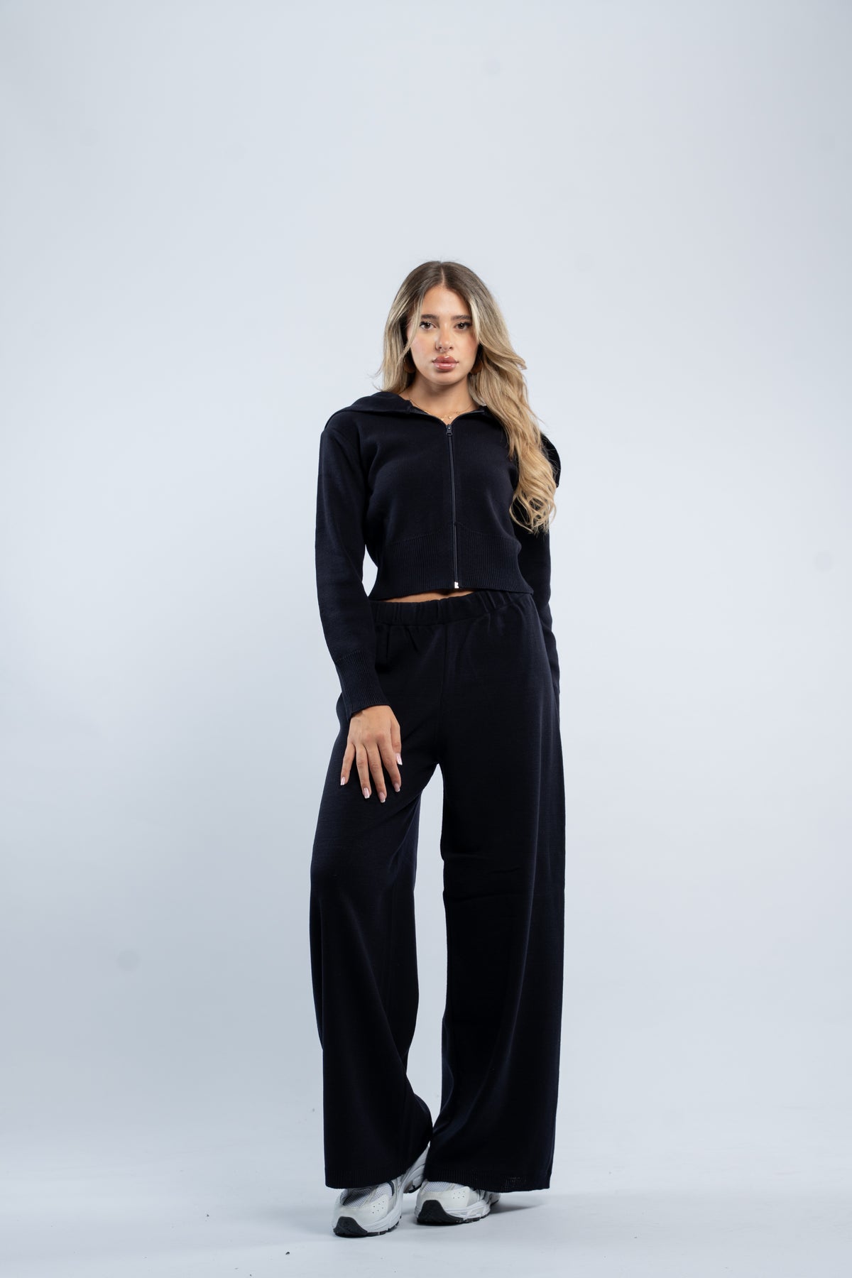 Zipper knit set