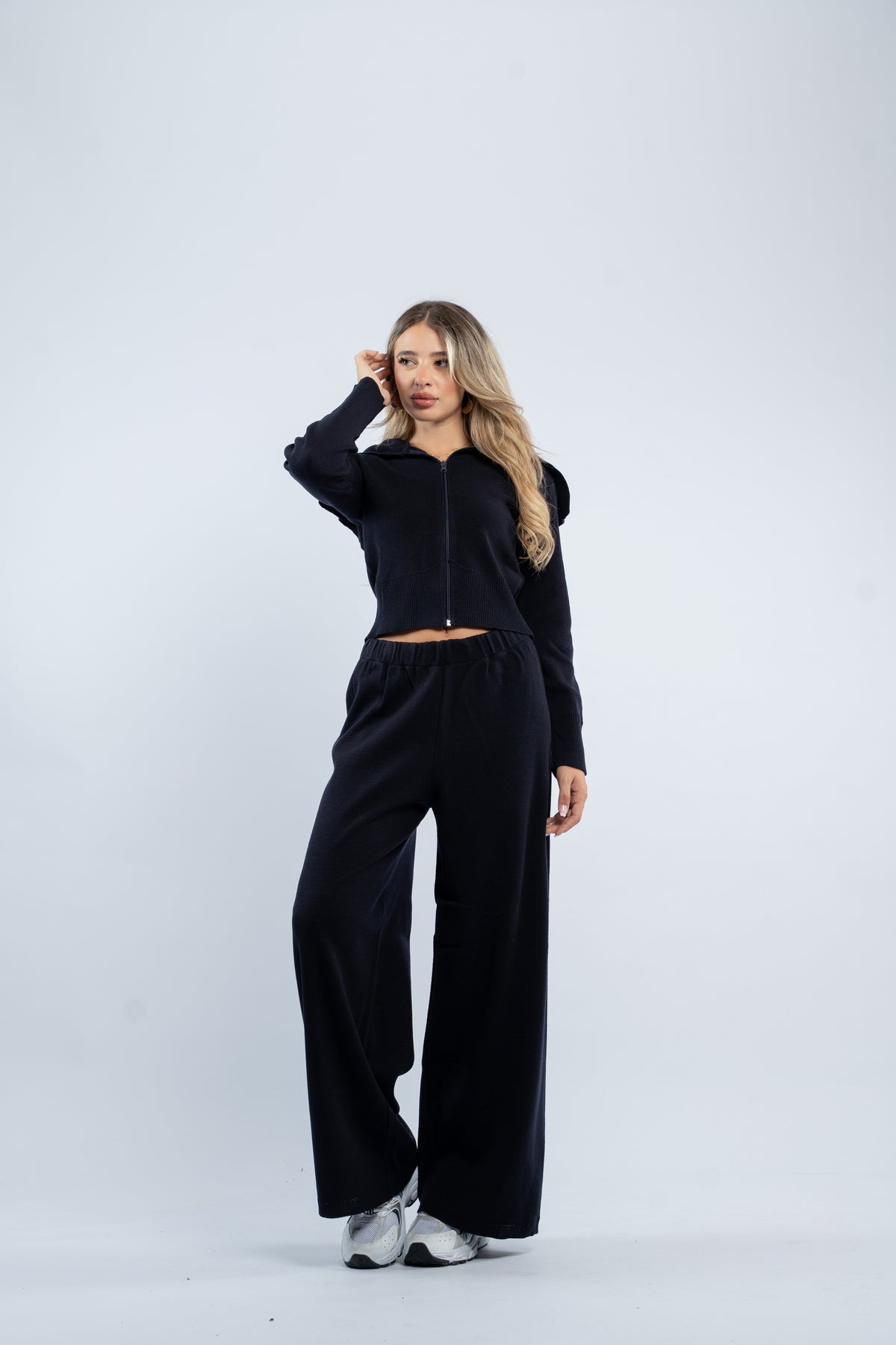 Zipper knit set