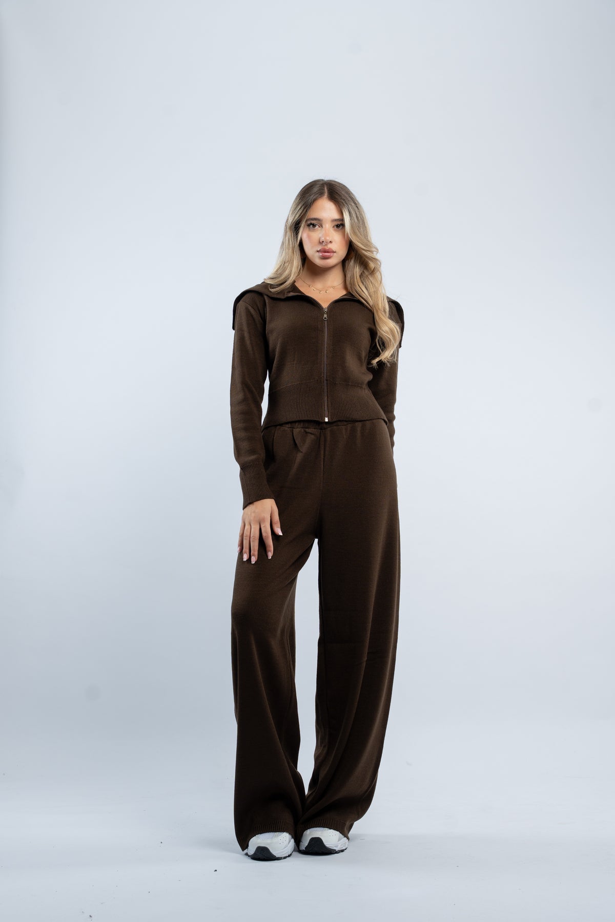 Zipper knit set