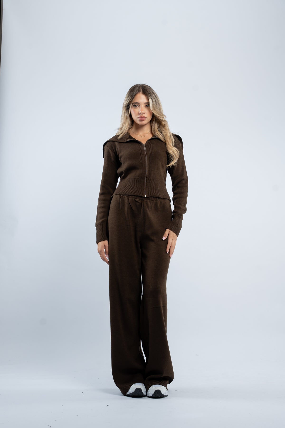 Zipper knit set