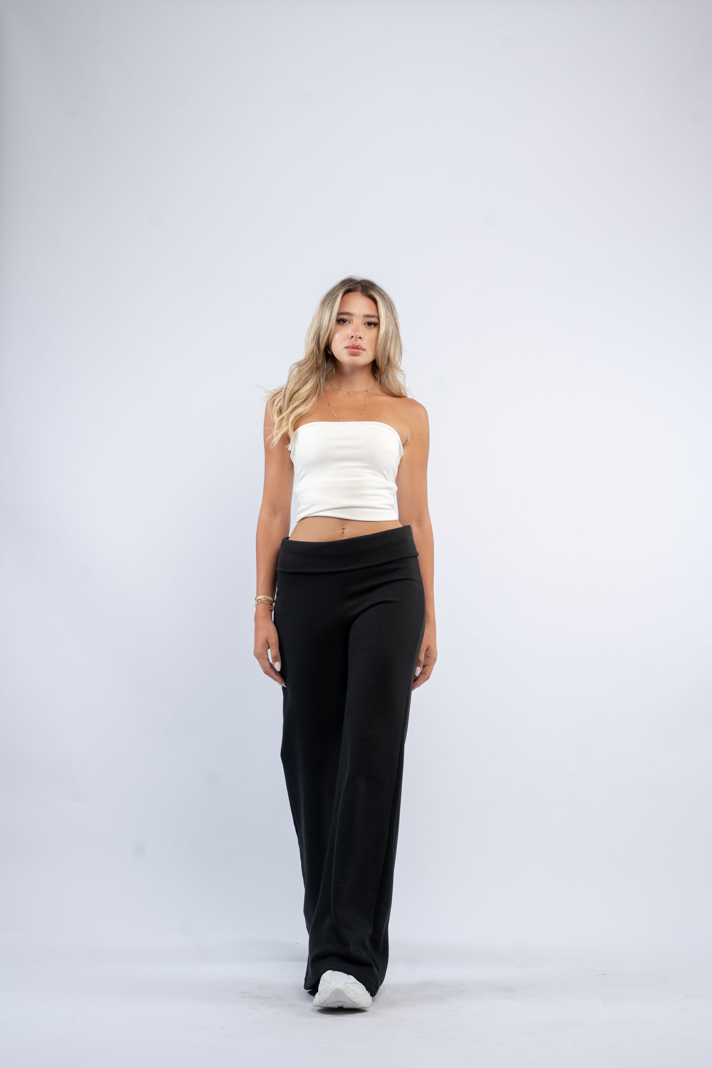 Fold-over lounge pants