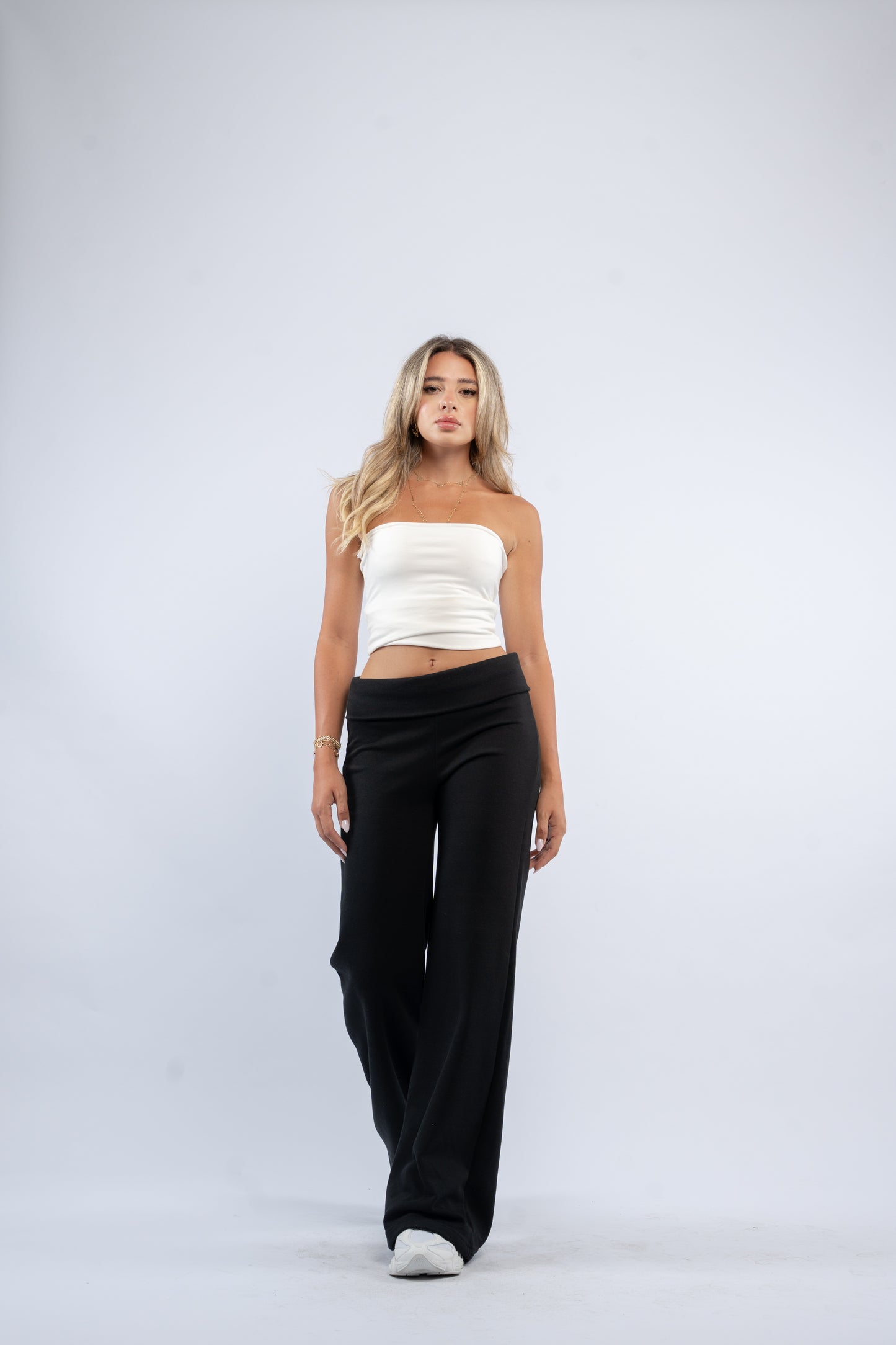 Fold-over lounge pants