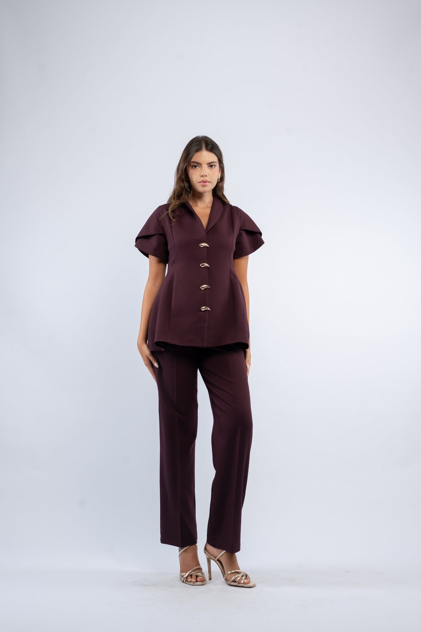 Puff blazer set