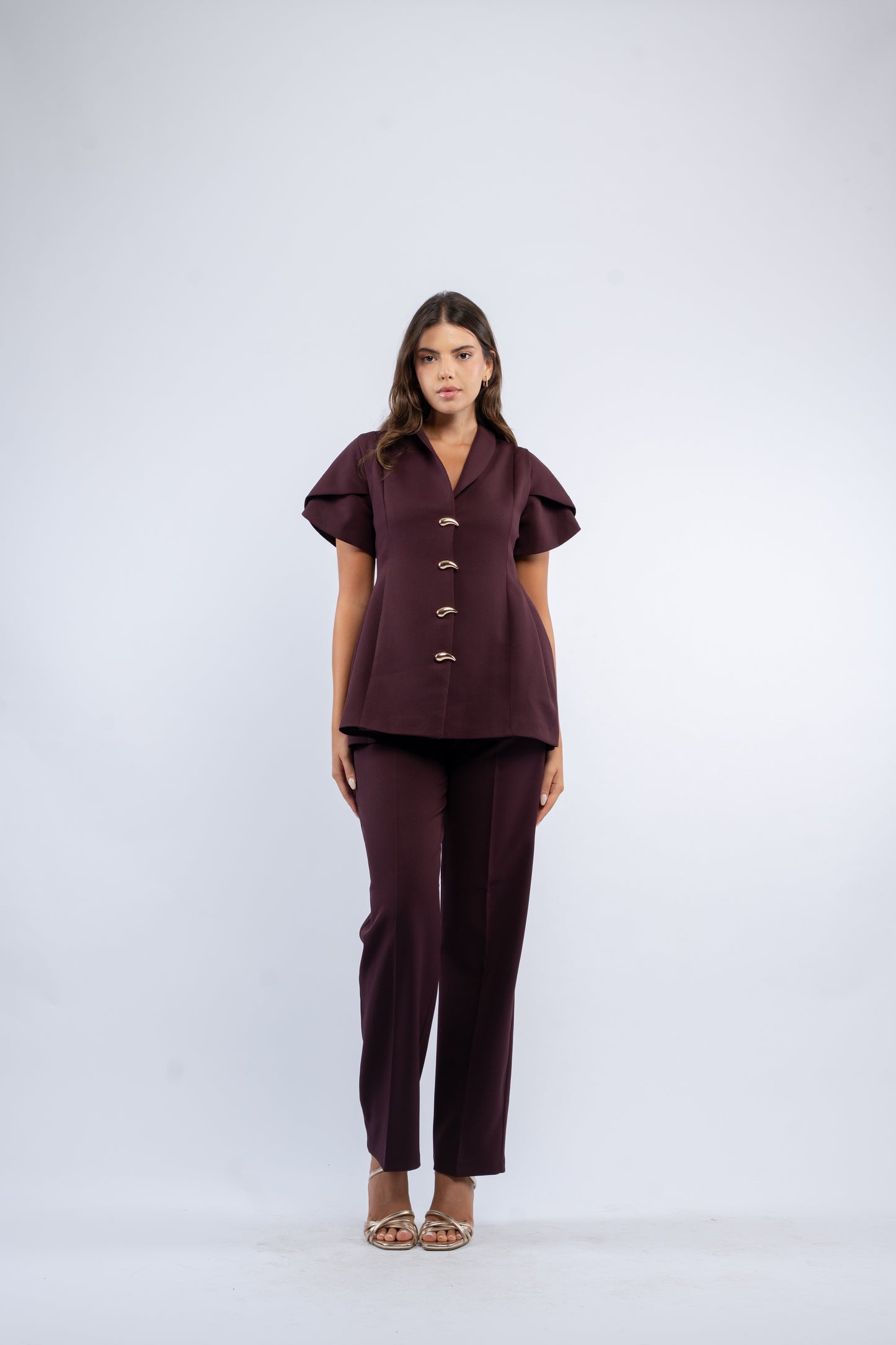 Puff blazer set