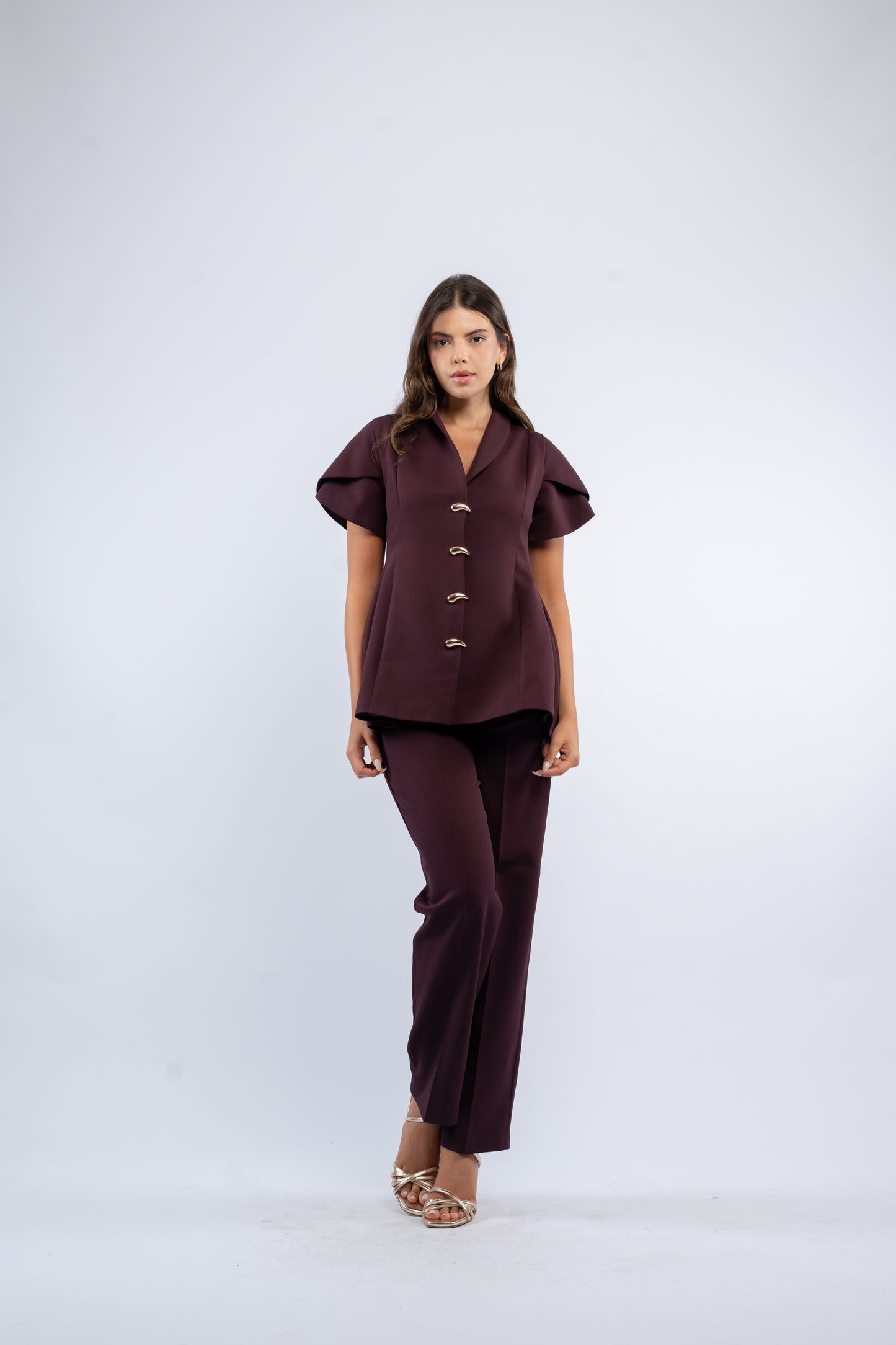 Puff blazer set