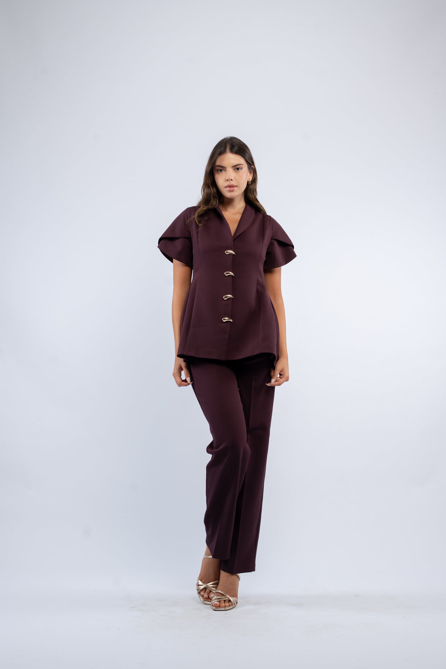 Puff blazer set