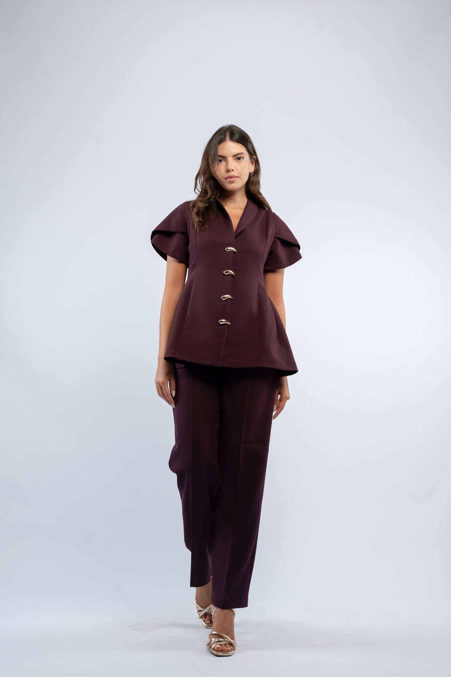 Puff blazer set