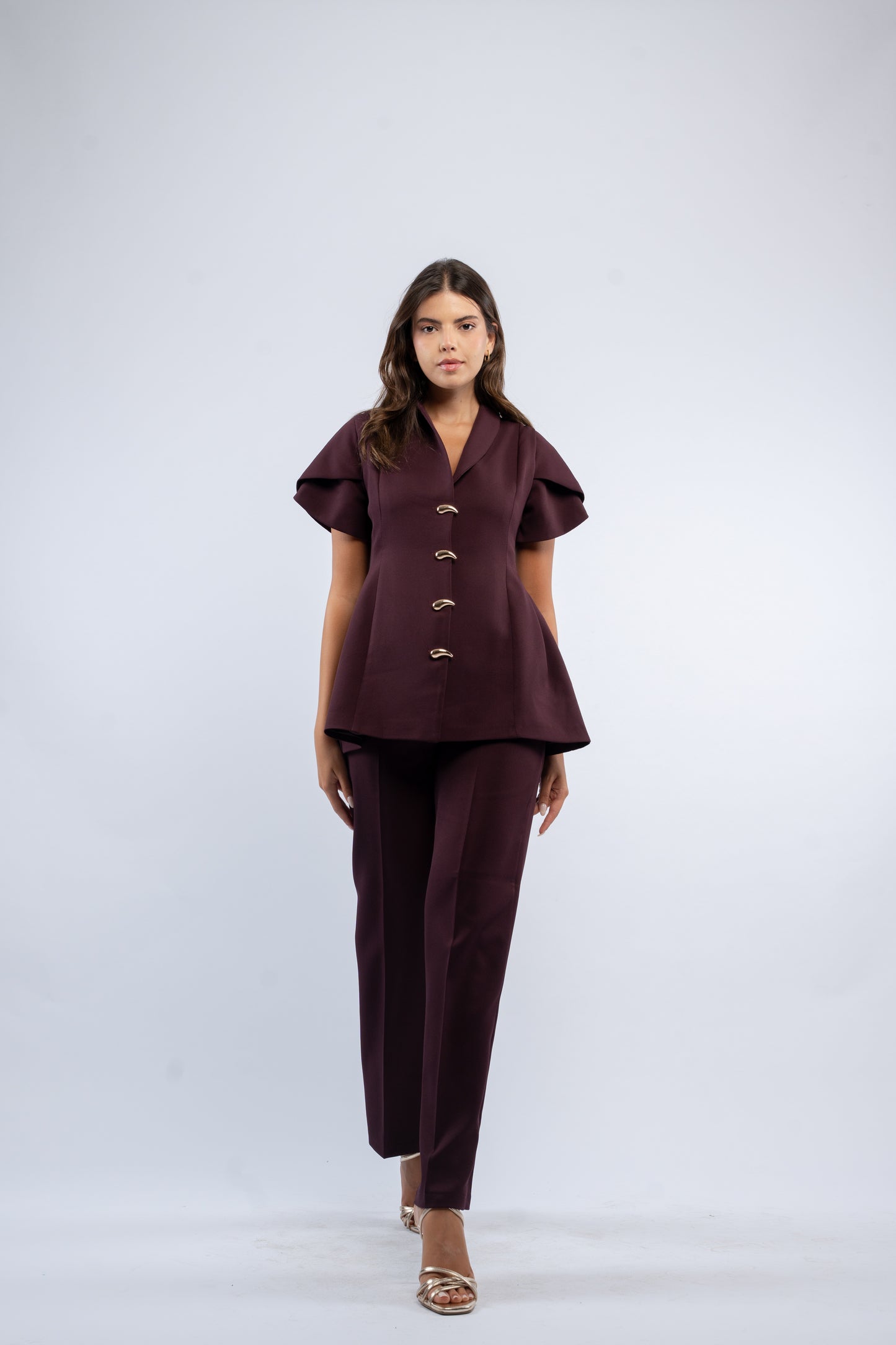 Puff blazer set