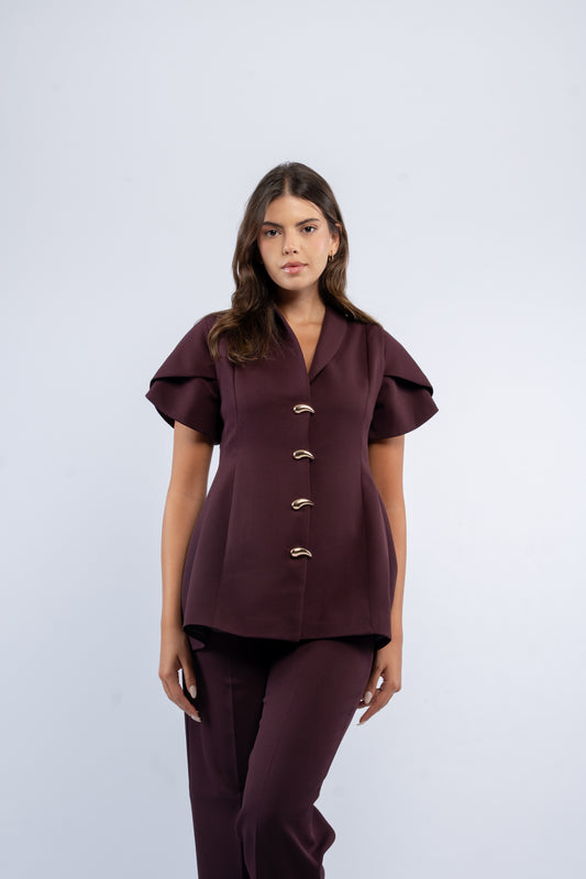 Puff blazer set