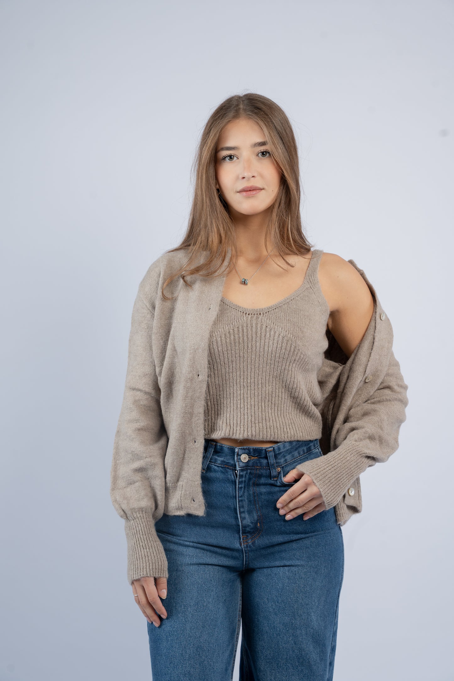 Twin wool jacket