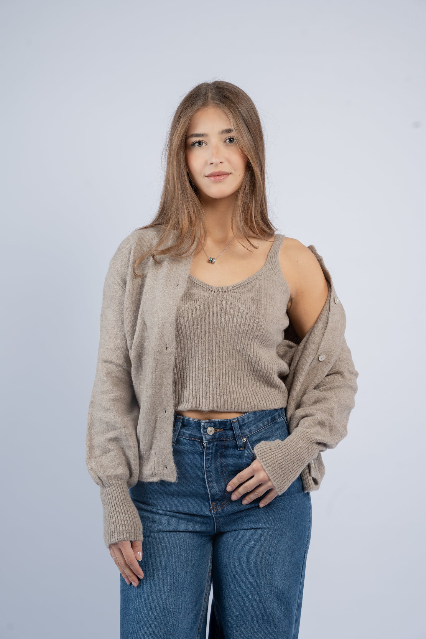 Twin wool jacket