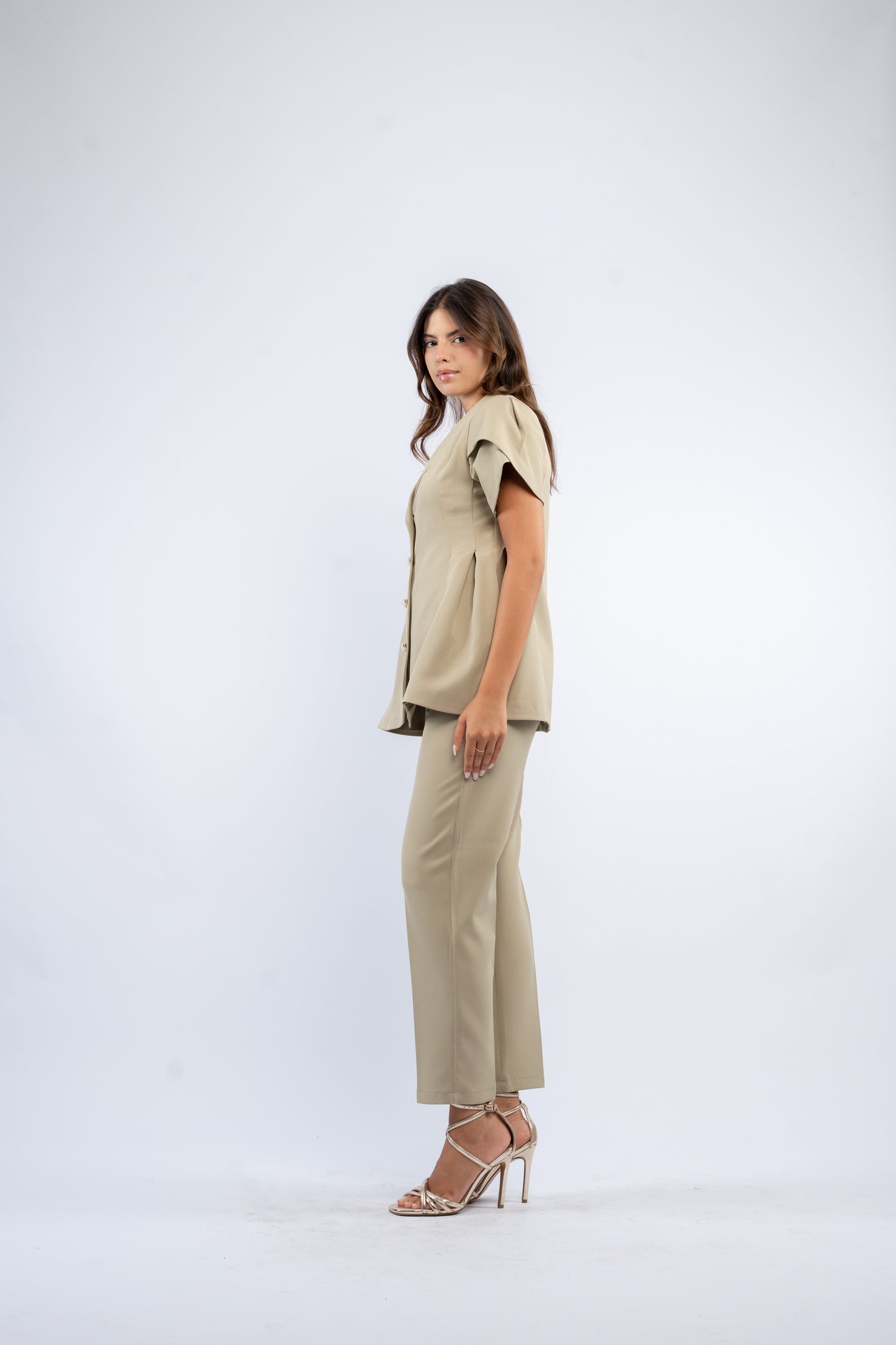 Puff blazer set