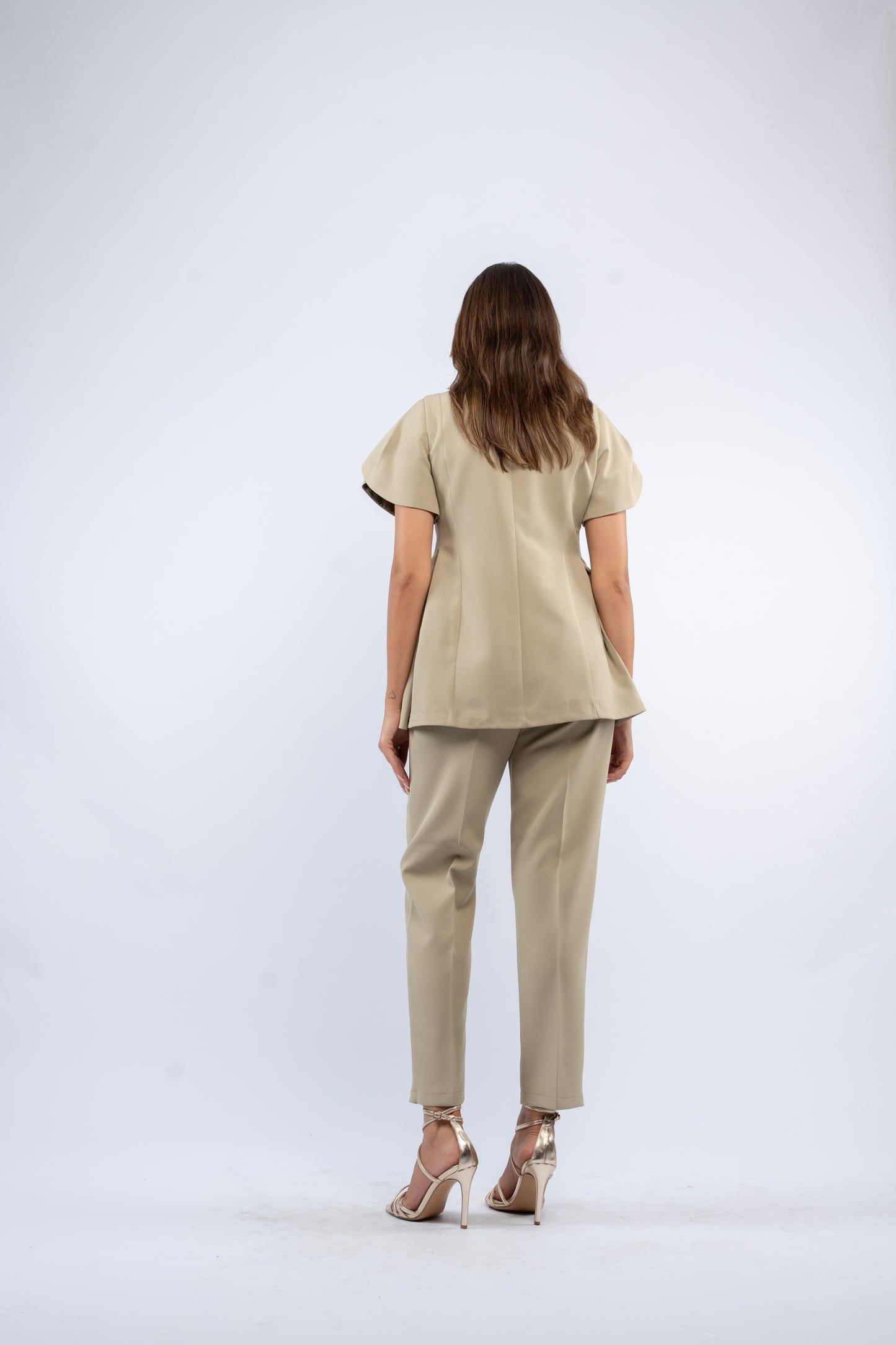 Puff blazer set