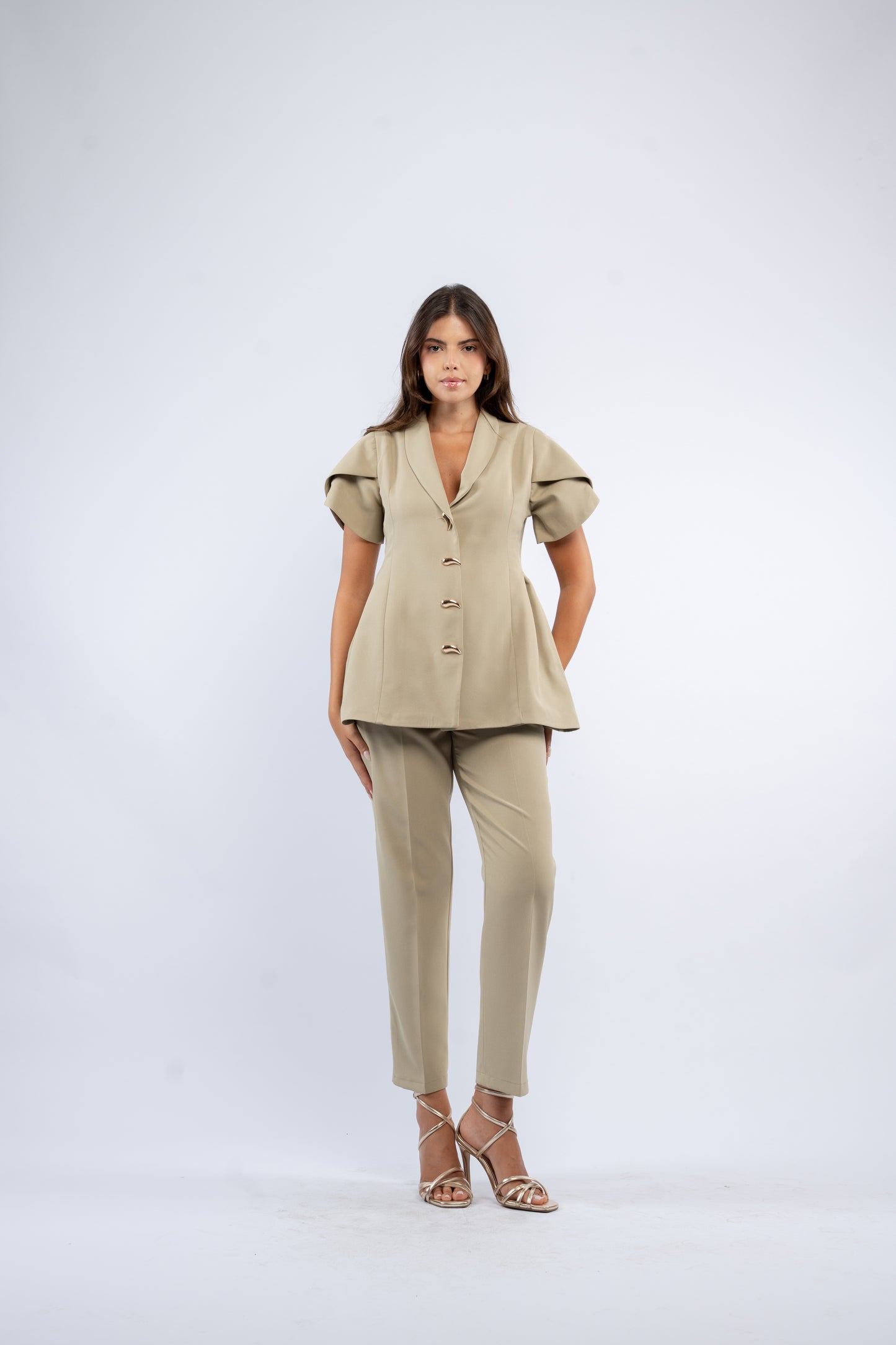 Puff blazer set