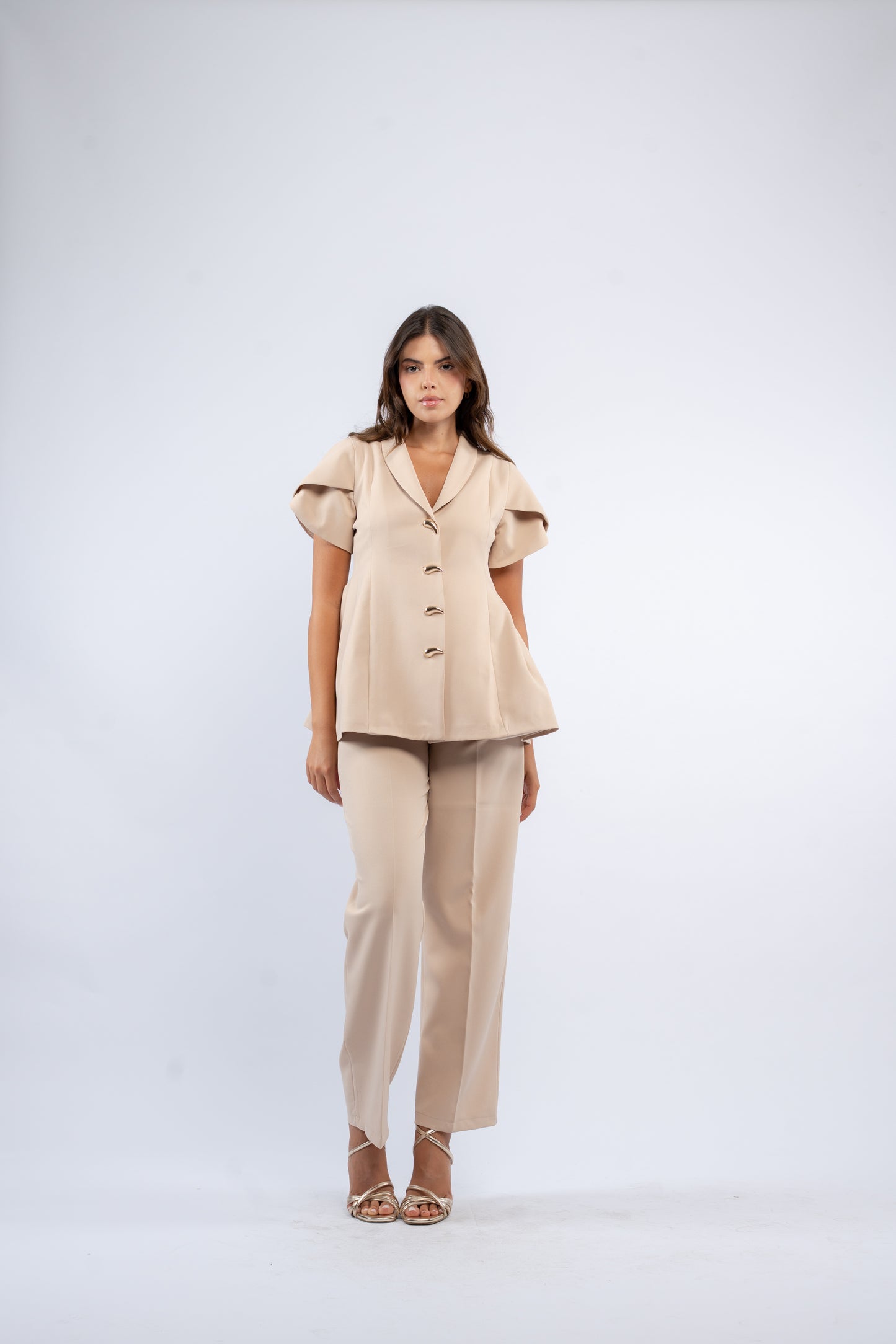 Puff blazer set