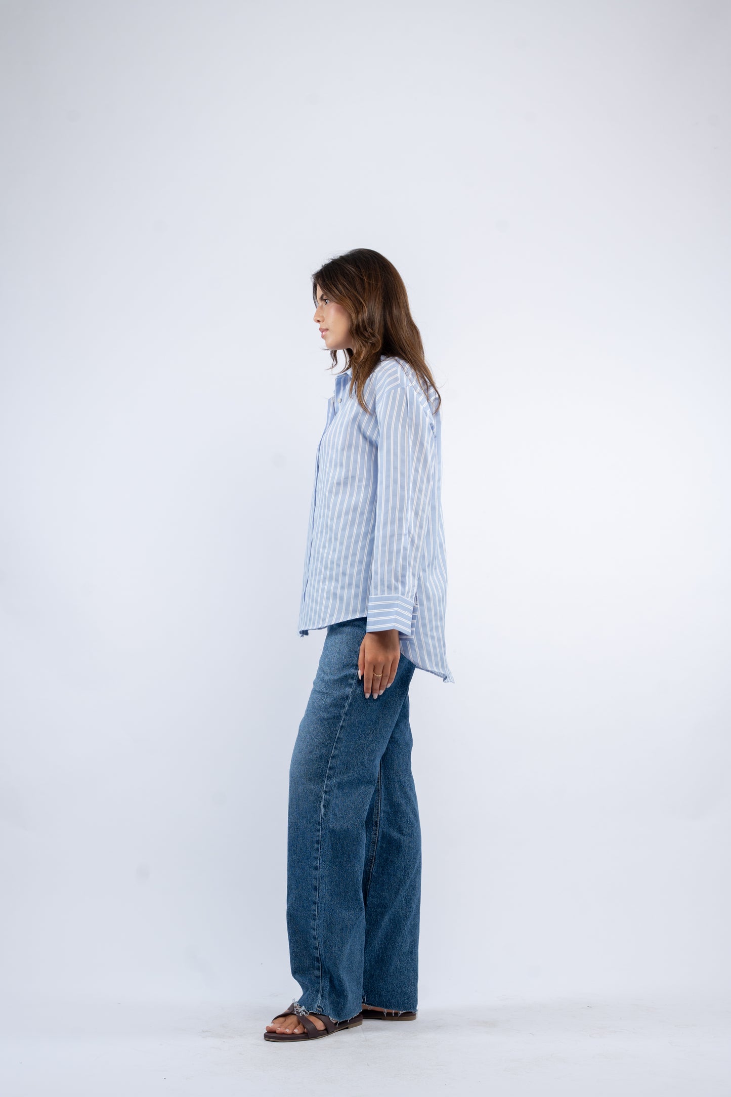 Oversized stripe shirt