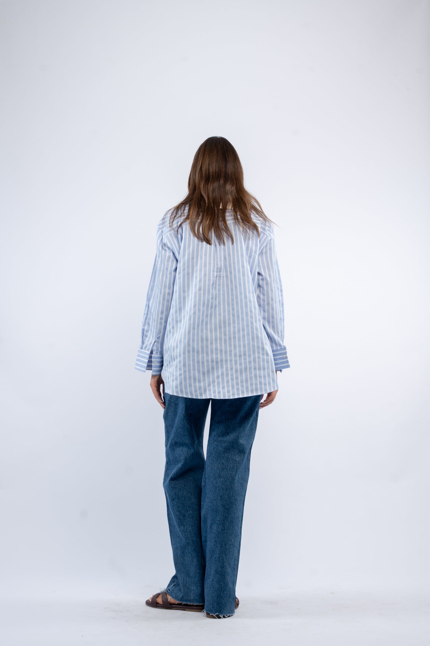 Oversized stripe shirt