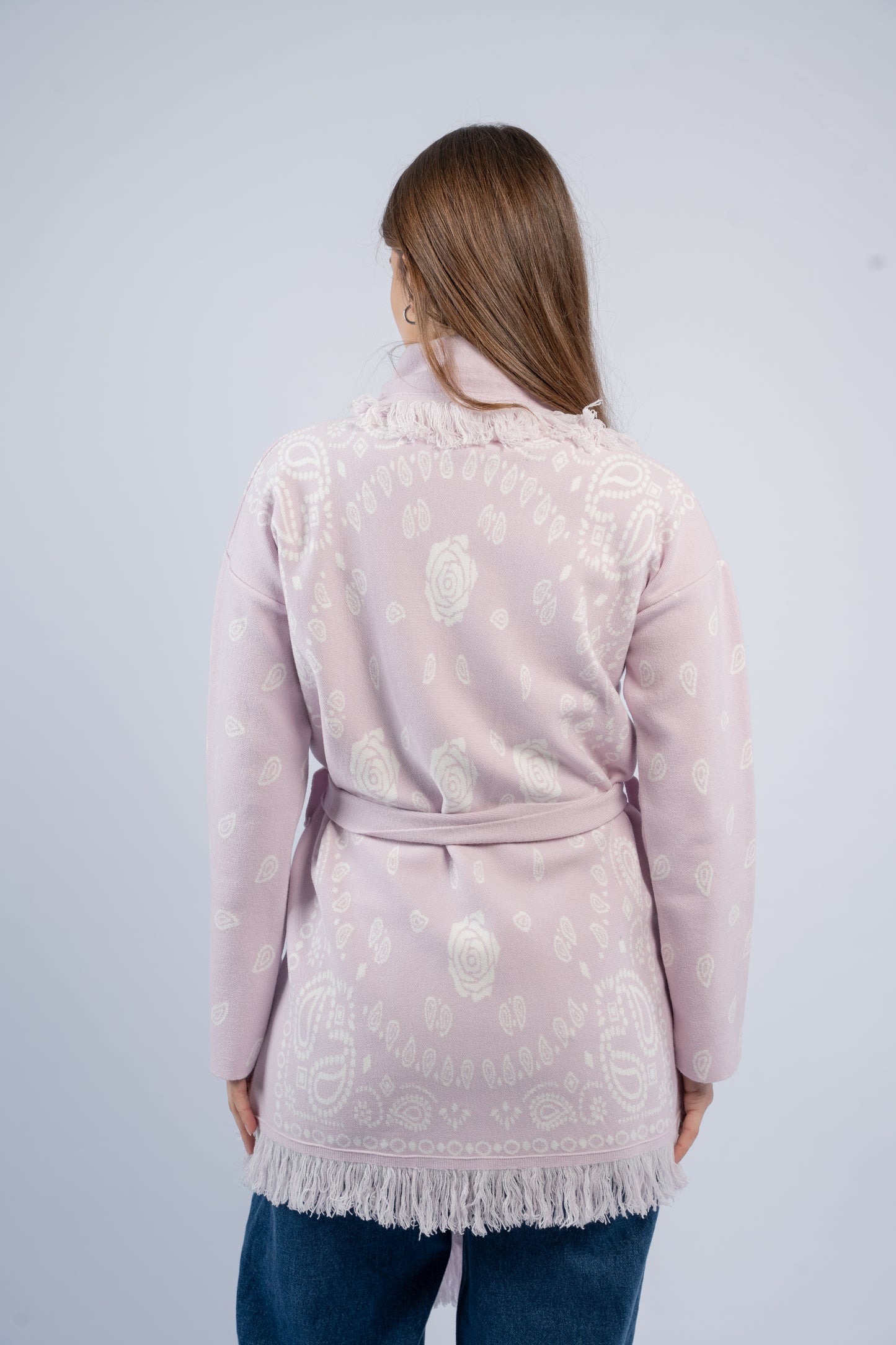 Western silhouette cardigan